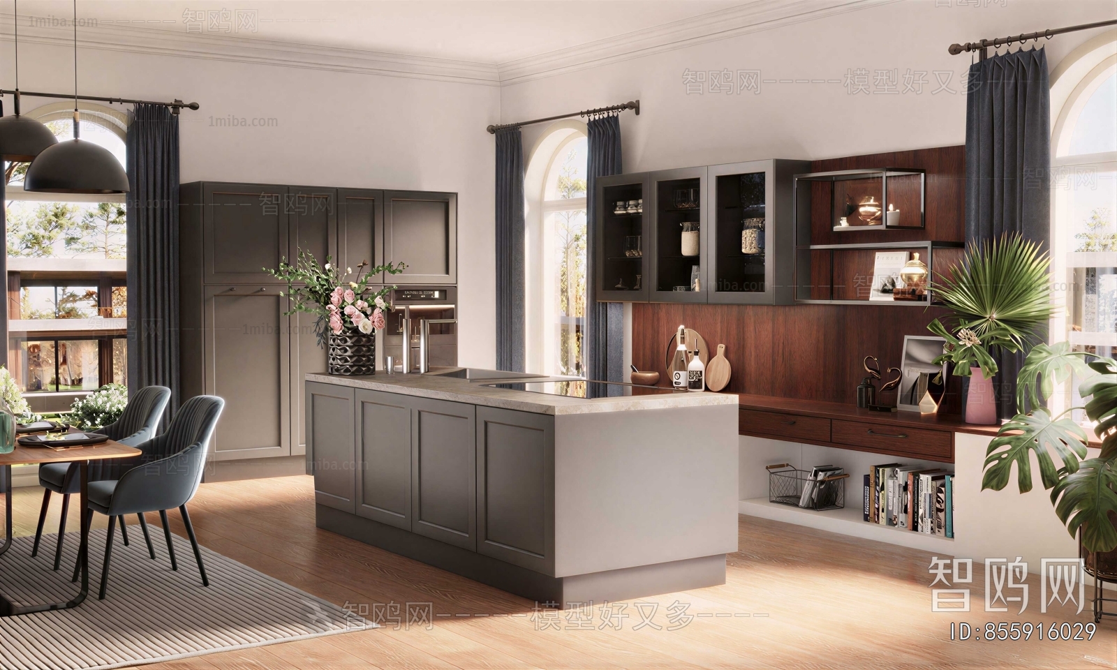 Modern Open Kitchen