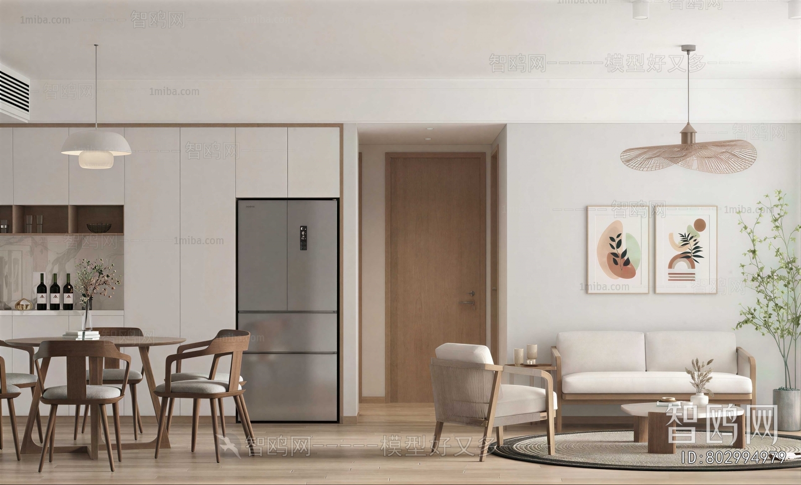 Nordic Style A Living Room