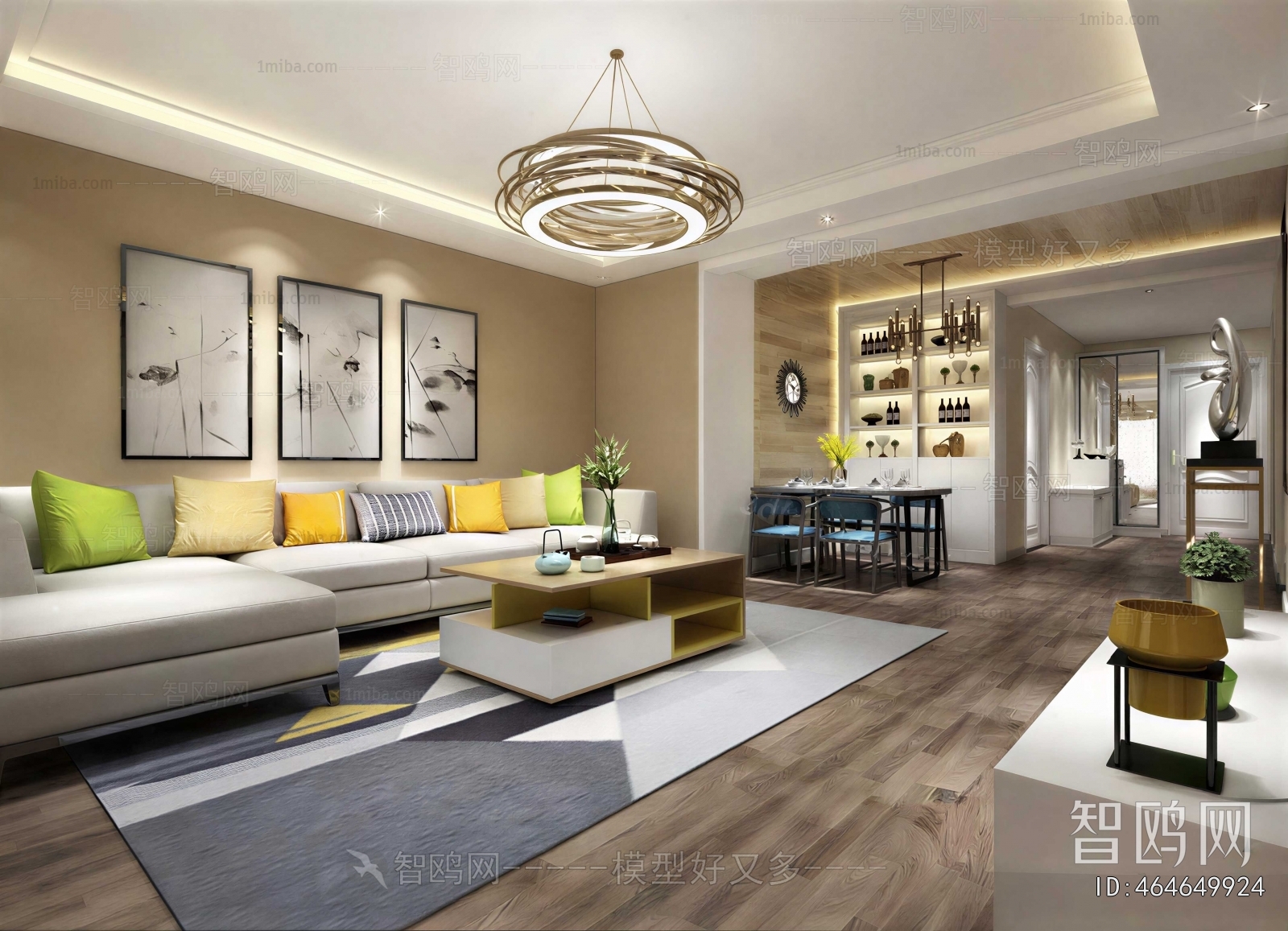 American Style A Living Room