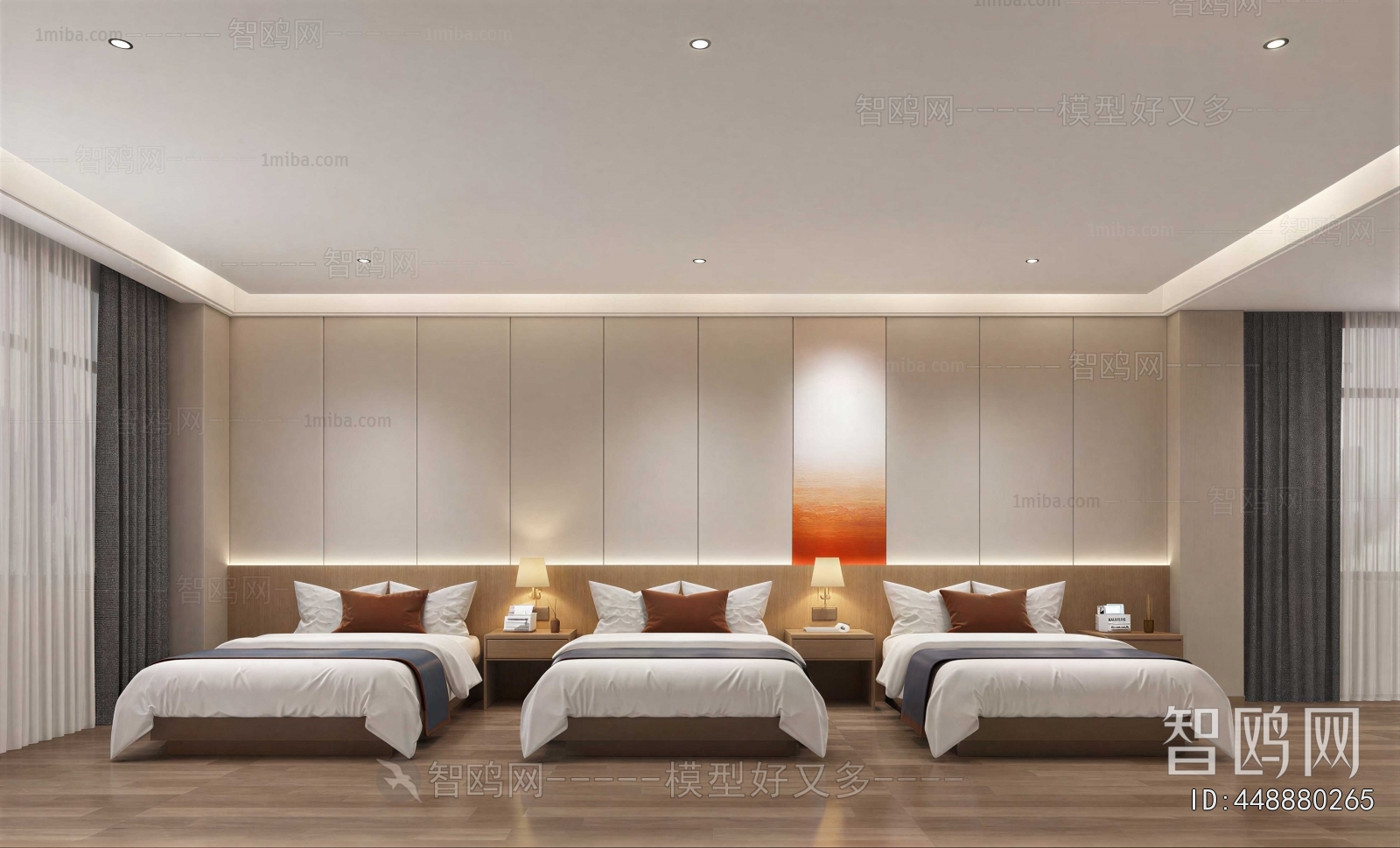 Modern Guest Room