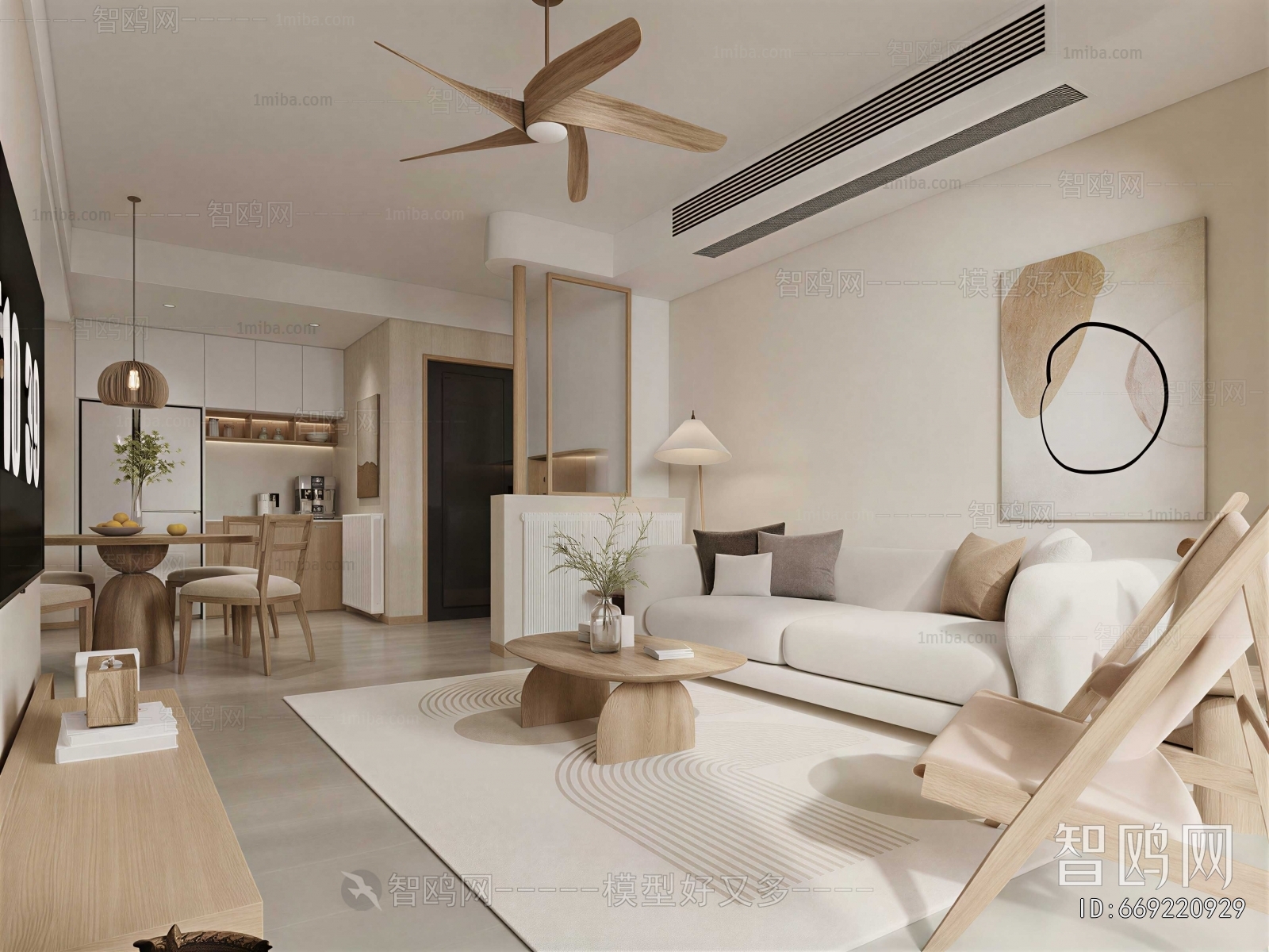 Nordic Style A Living Room