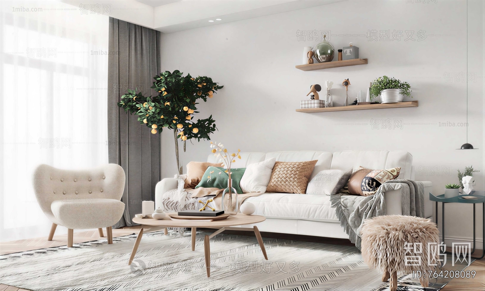 Nordic Style Sofa Combination