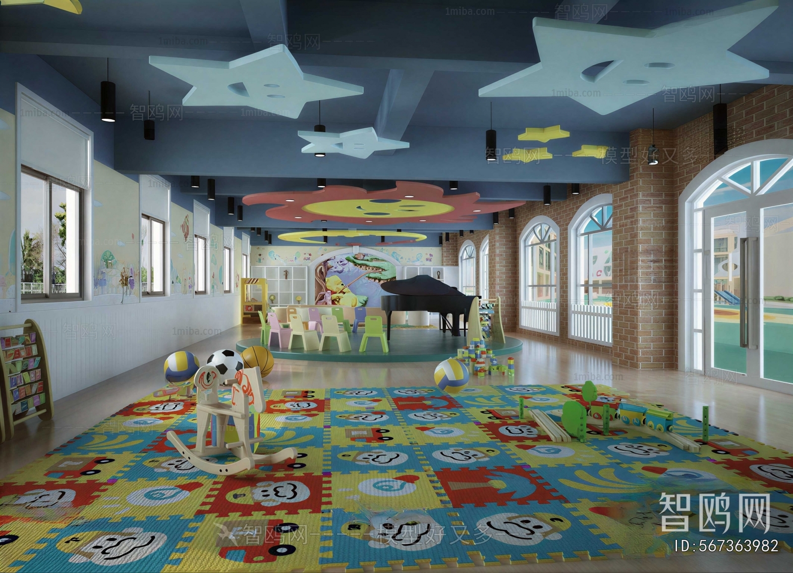 Modern Children's Playroom