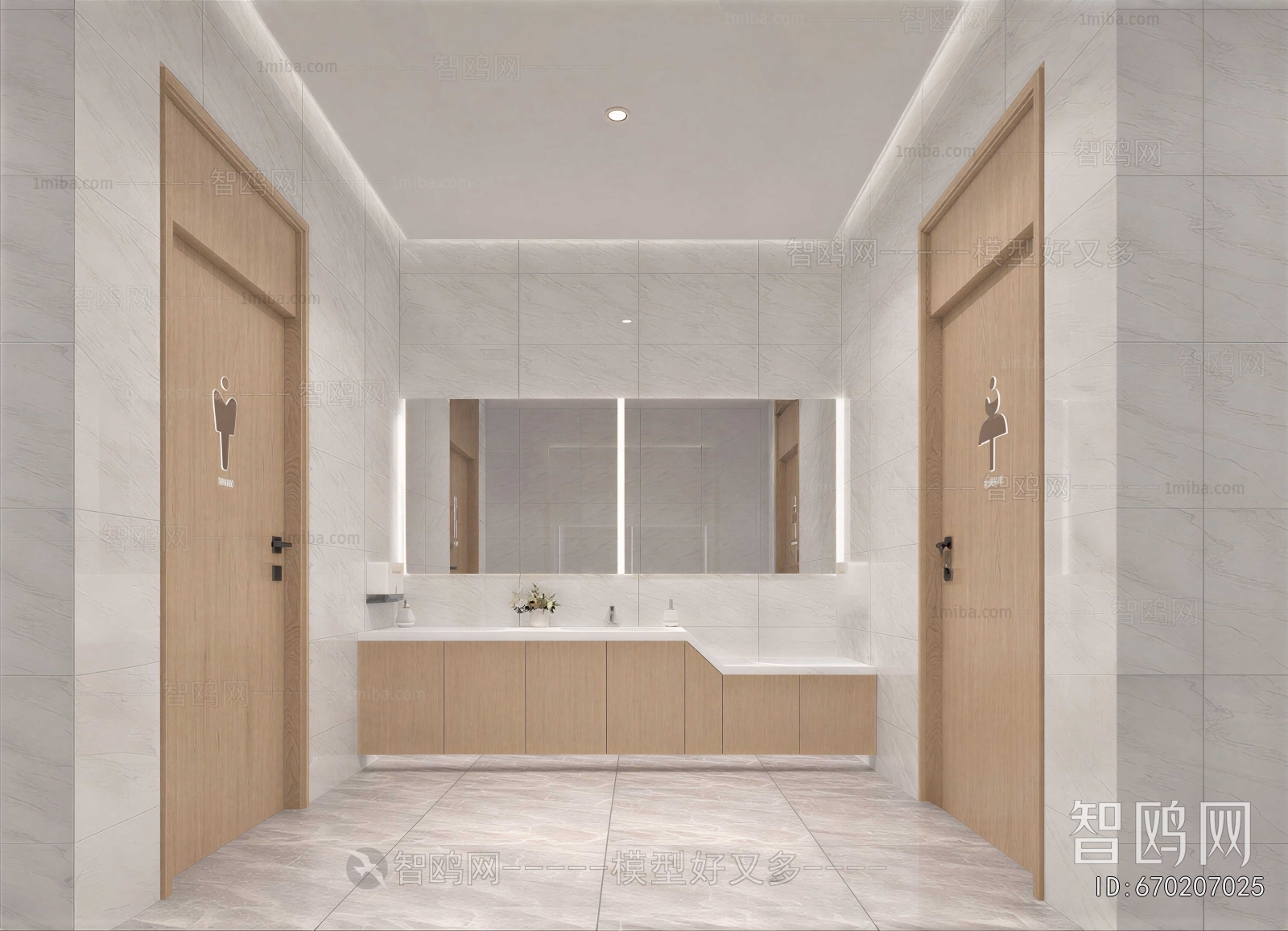 Modern Public Toilet