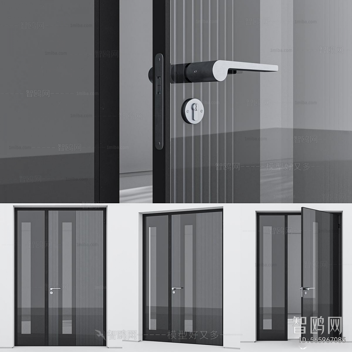 Modern Double Door
