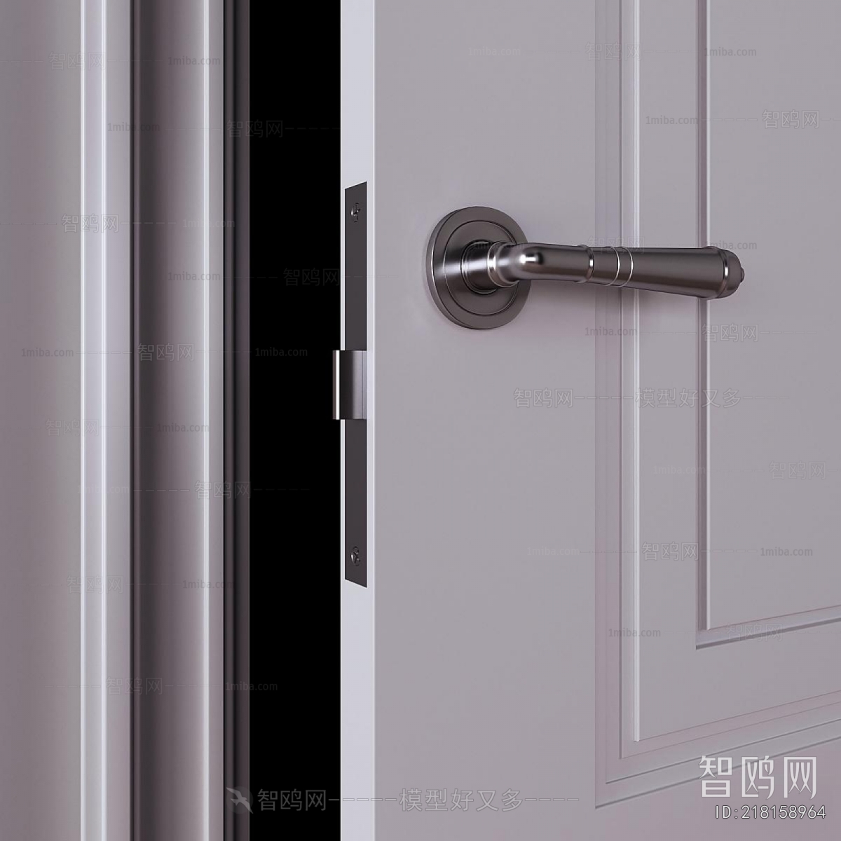 Simple European Style Single Door