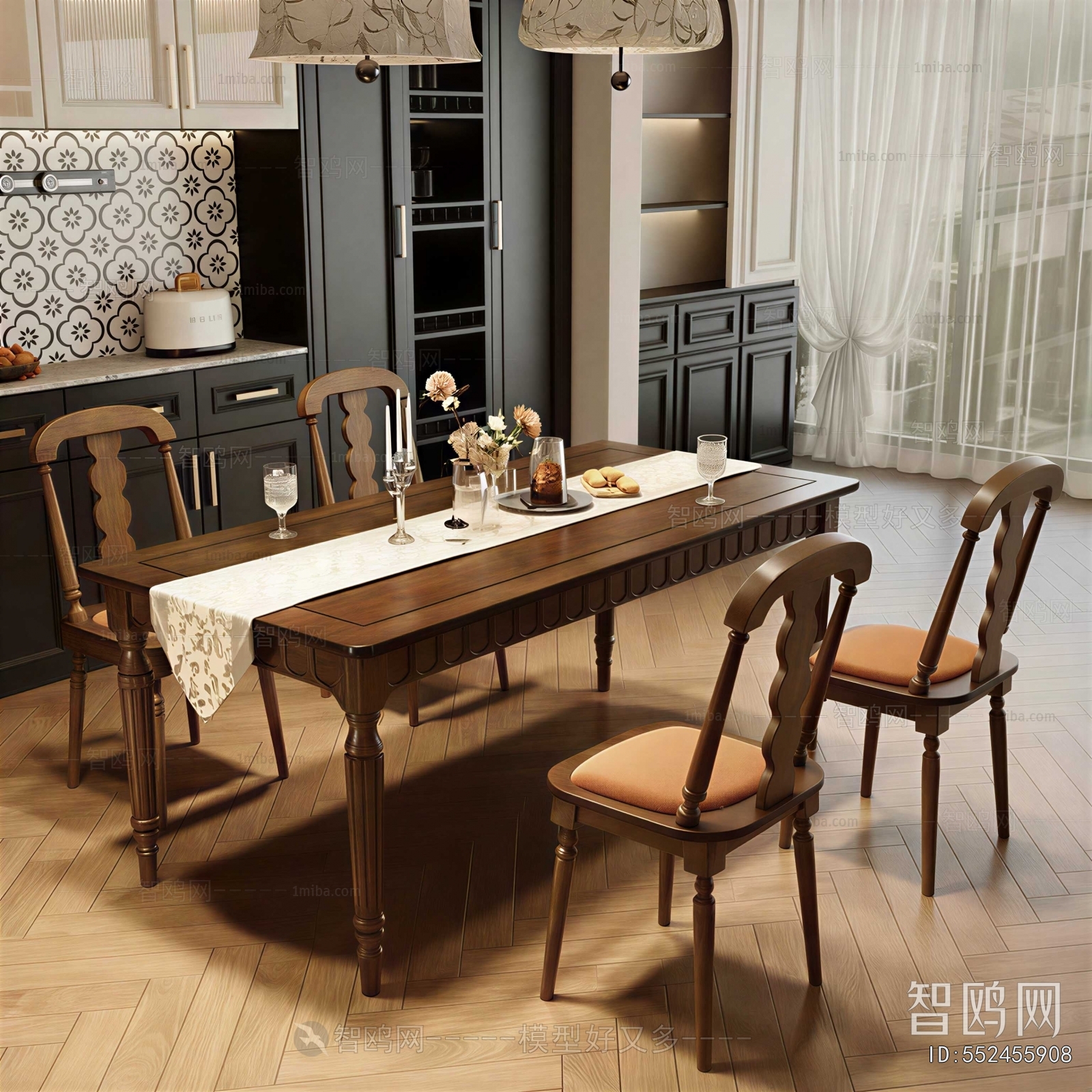 French Style Dining Table And Chairs
