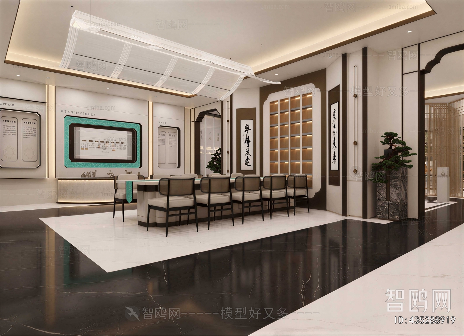 New Chinese Style Exhibition Hall