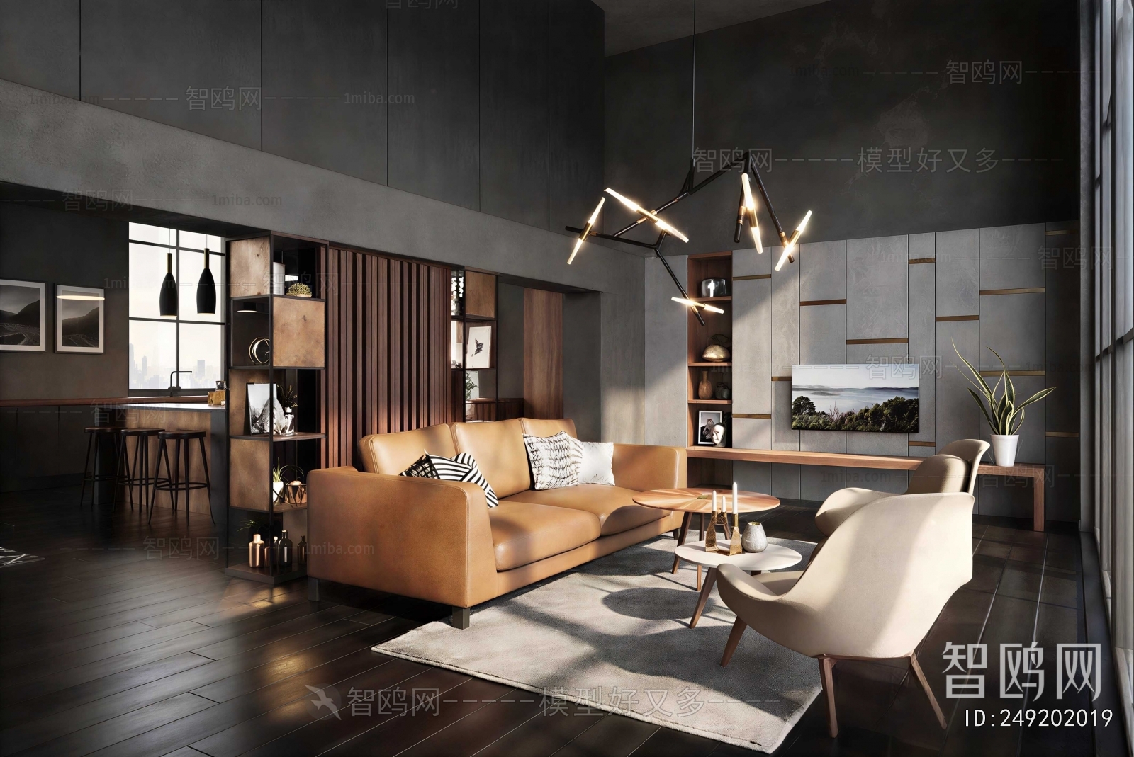 Industrial Style A Living Room