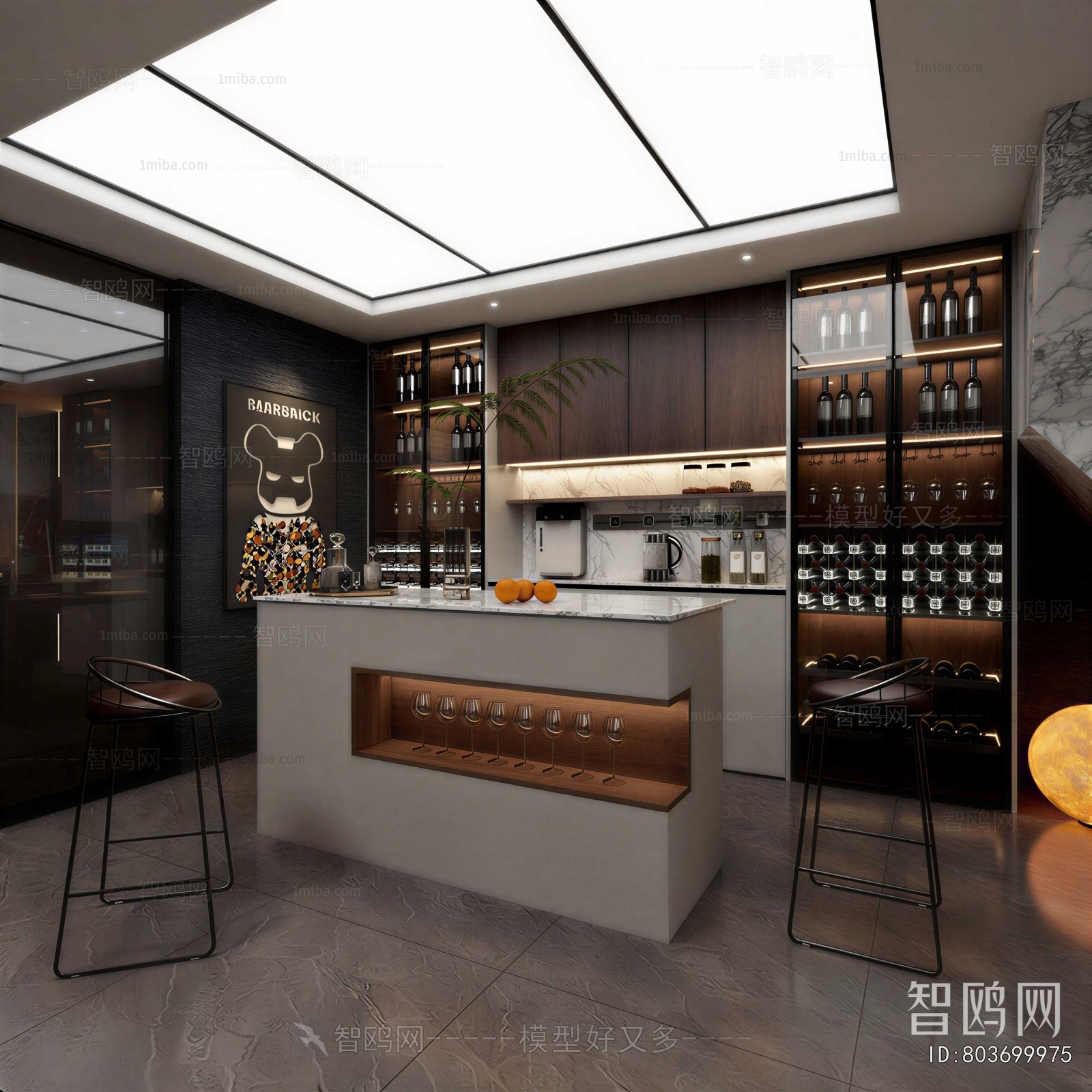 Modern Wine Cellar/Wine Tasting Room