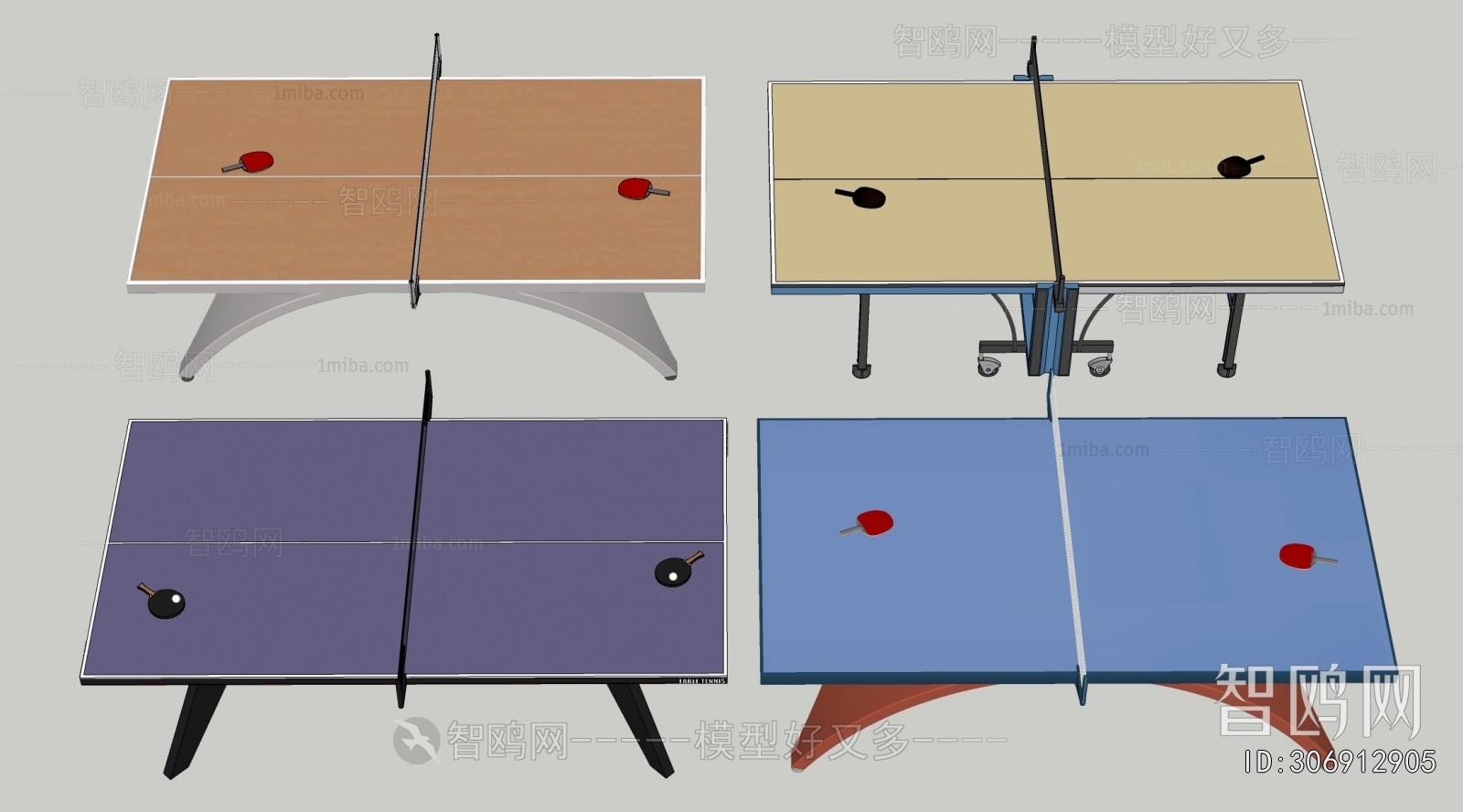 Modern Table-tennis Table