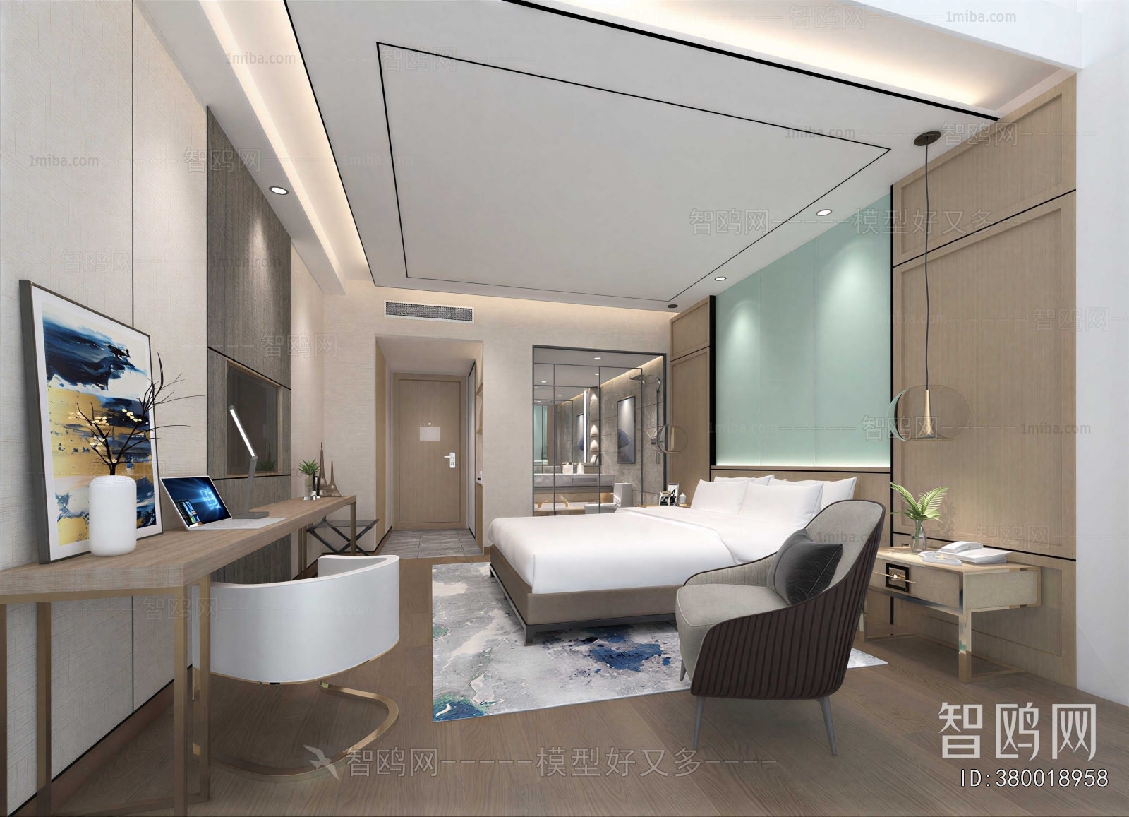Modern Guest Room