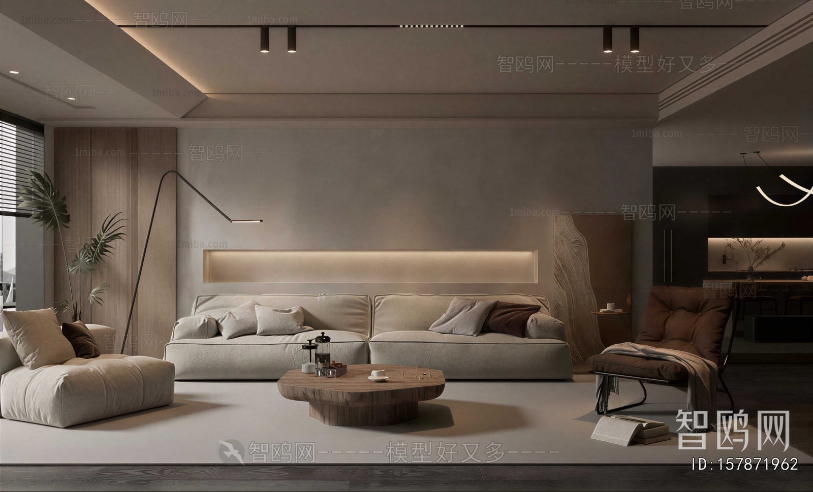 Wabi-sabi Style A Living Room