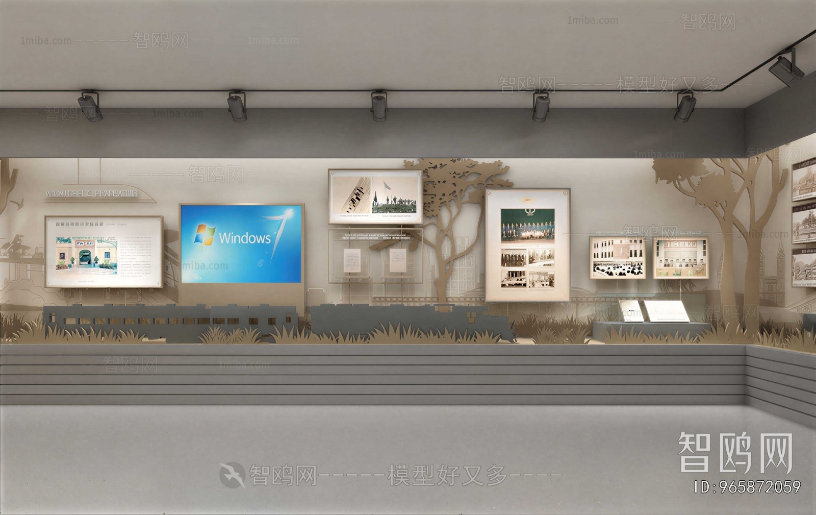 New Chinese Style Exhibition Hall
