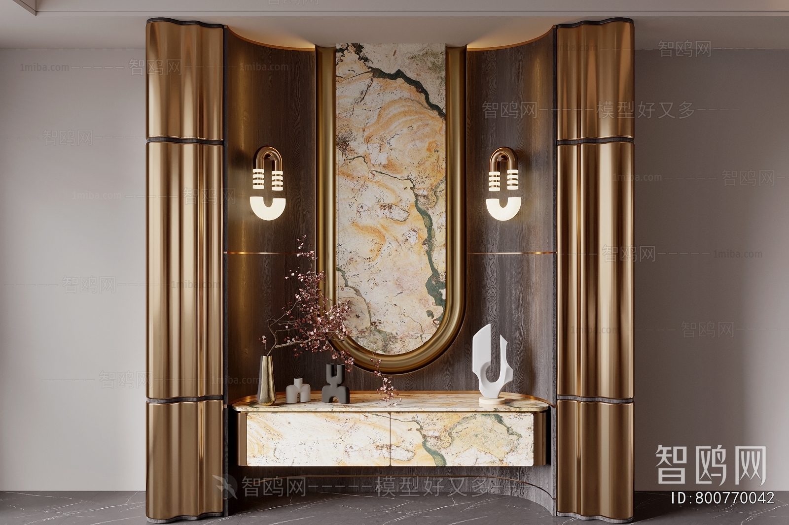 Wabi-sabi Style Console