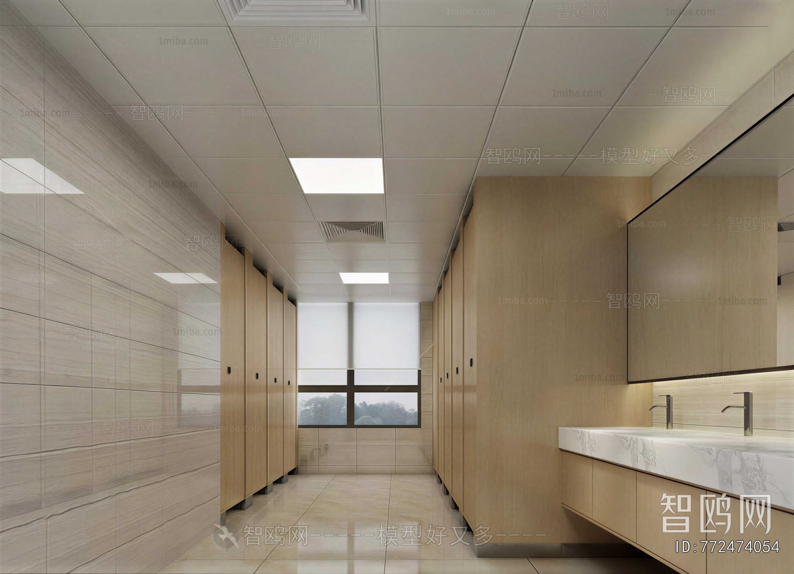 Modern Public Toilet