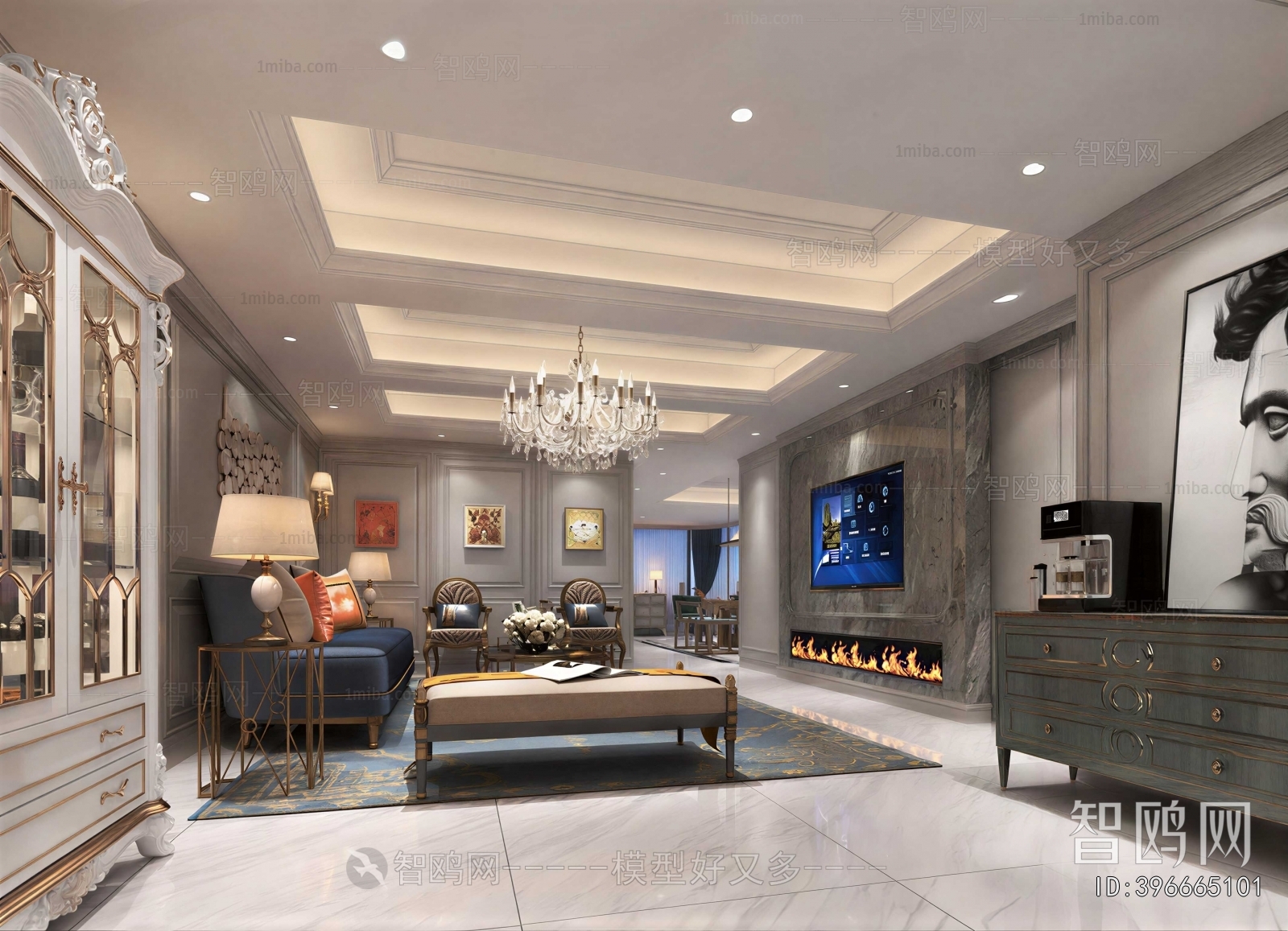European Style A Living Room