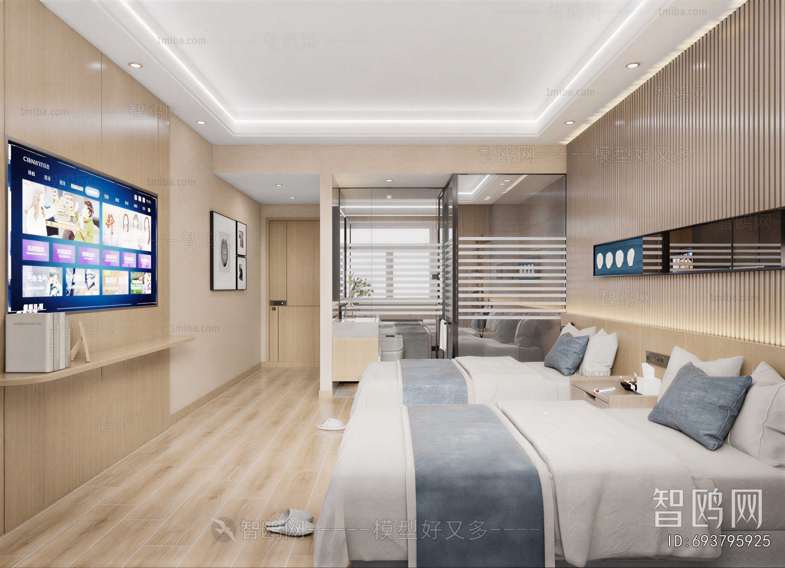 Modern Guest Room