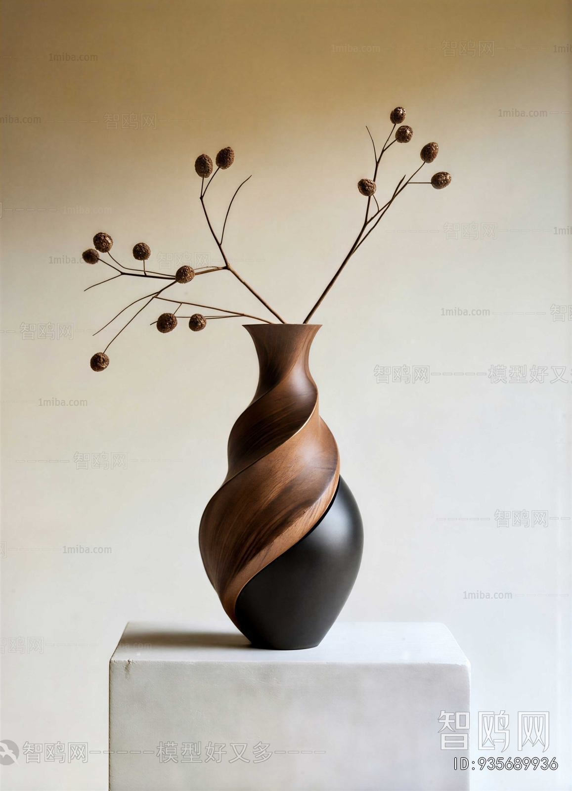 Wabi-sabi Style Dried Branch