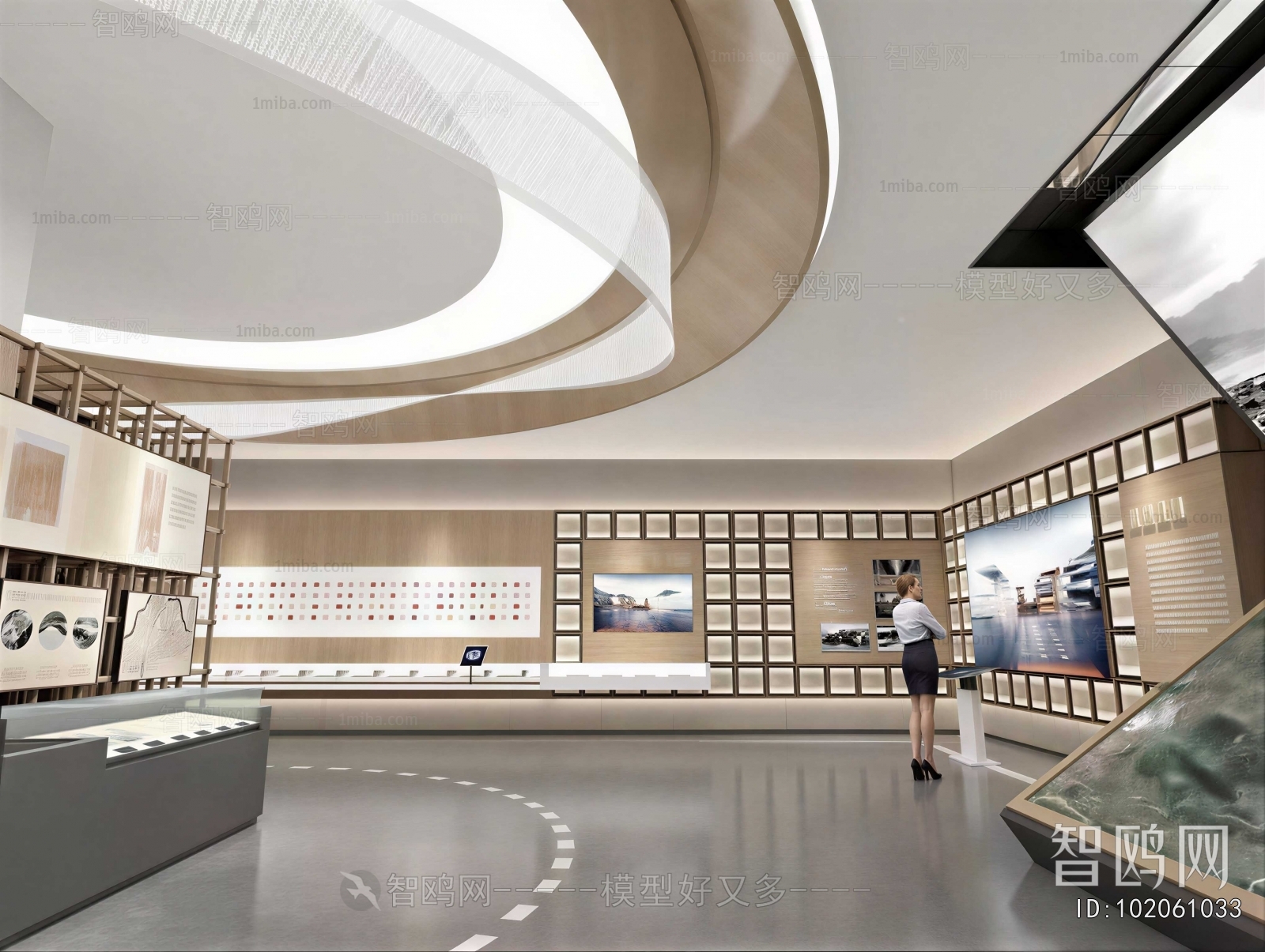 Modern Office Reception Desk