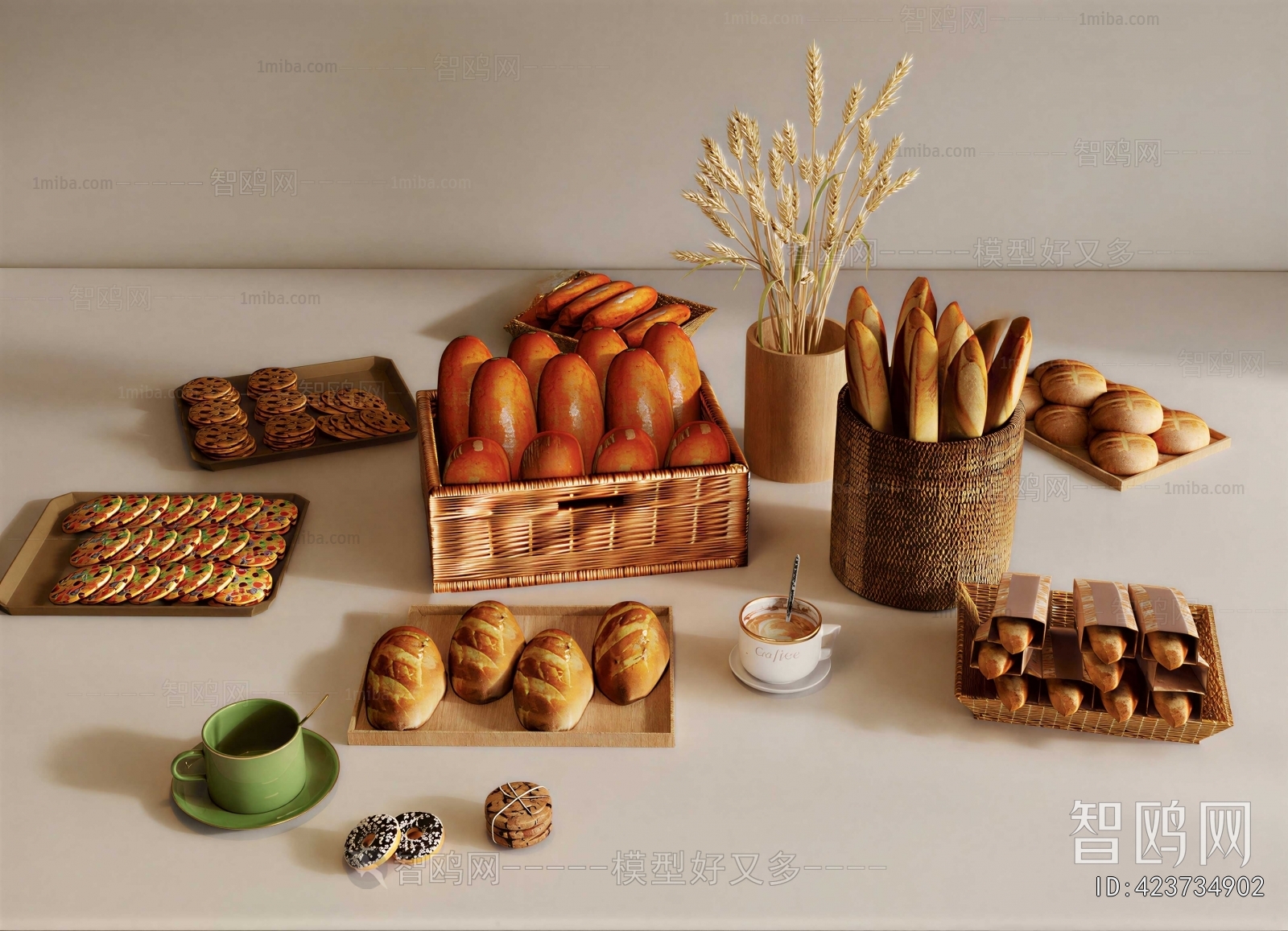 Modern Bread Cake