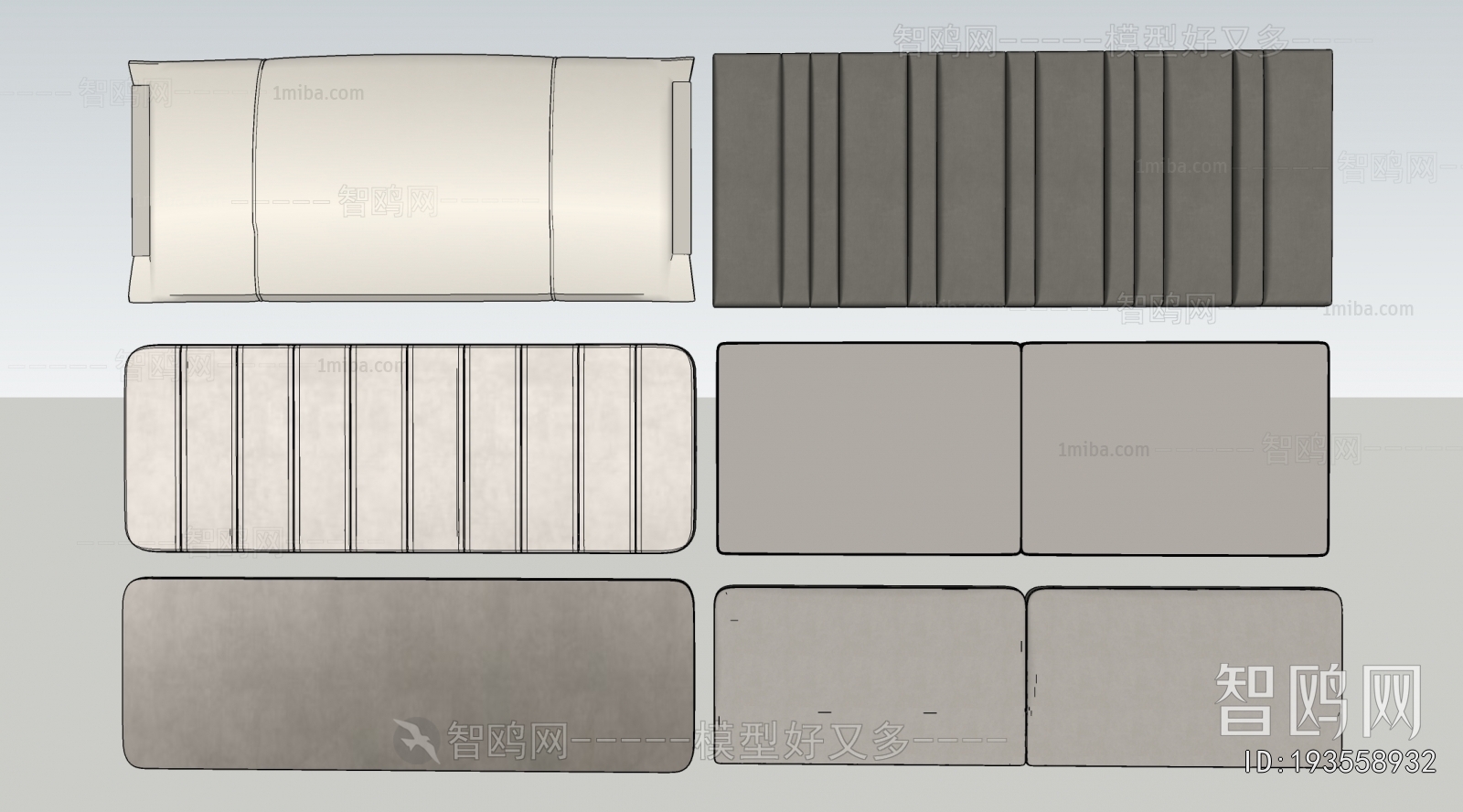 Modern Bedhead Back Rest