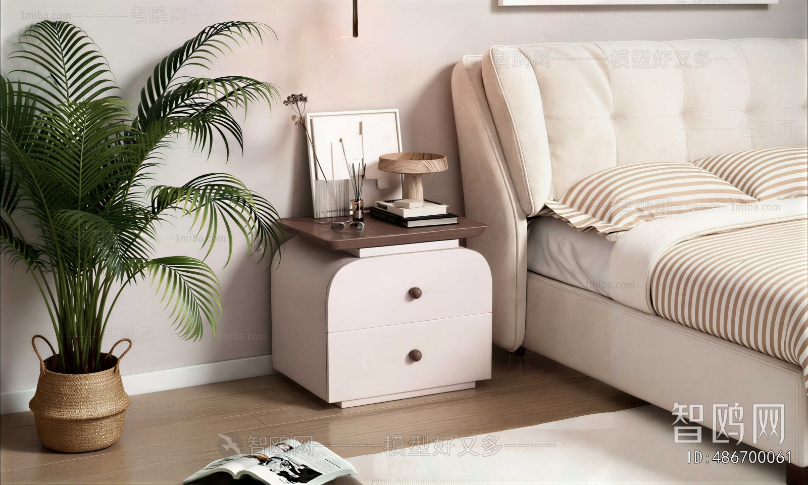 Modern Bedside Cupboard