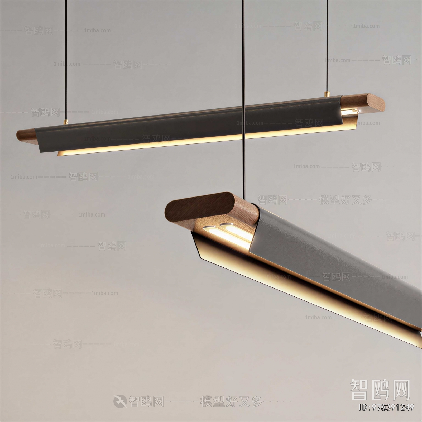 Modern Long Chandelier