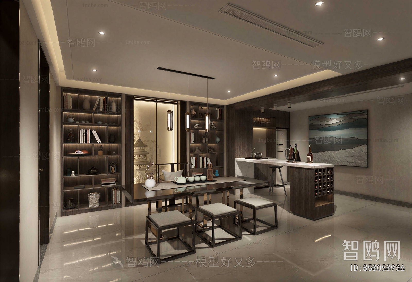 New Chinese Style Tea House