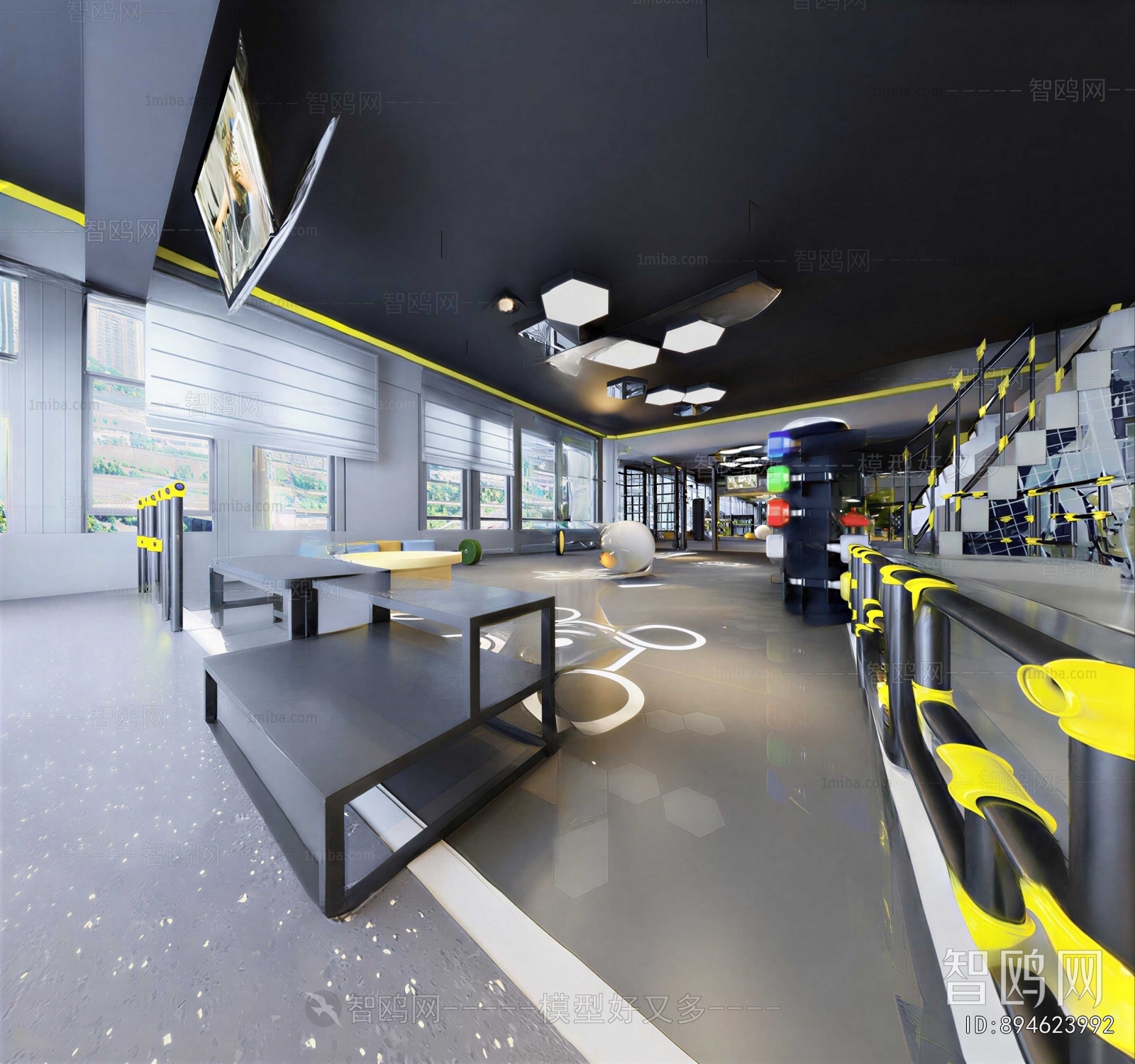 Industrial Style Gym