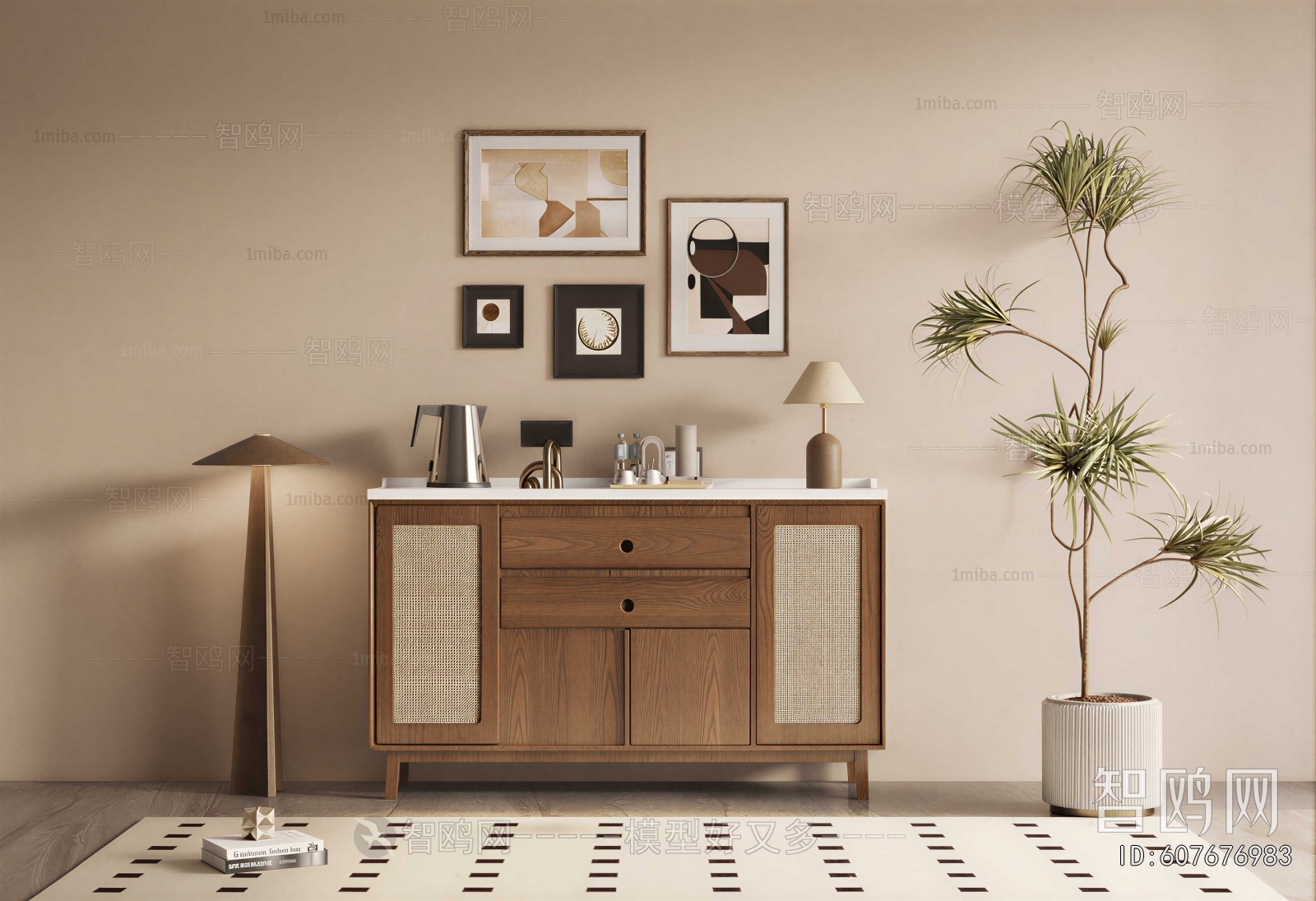 Modern Entrance Cabinet