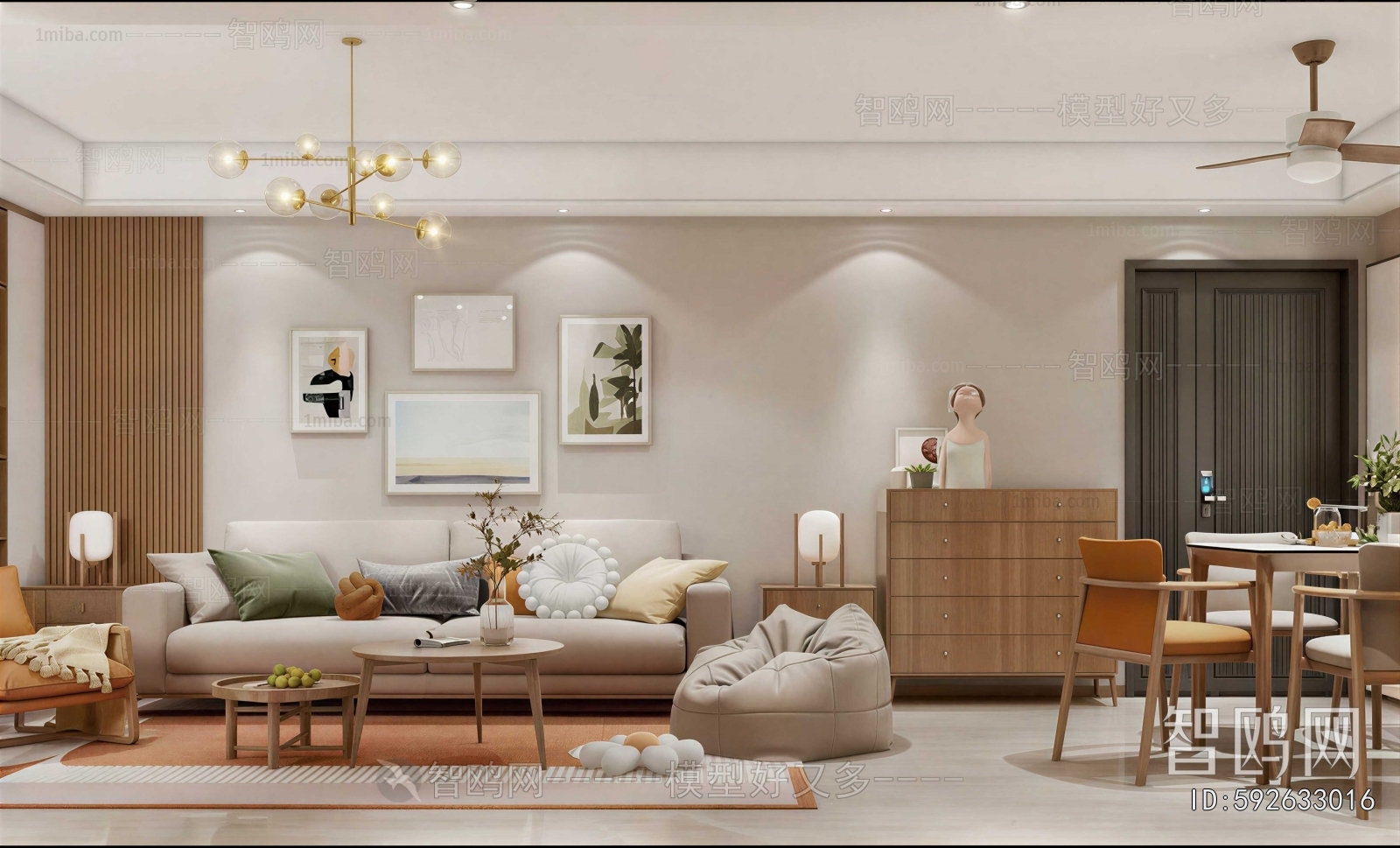 Nordic Style A Living Room