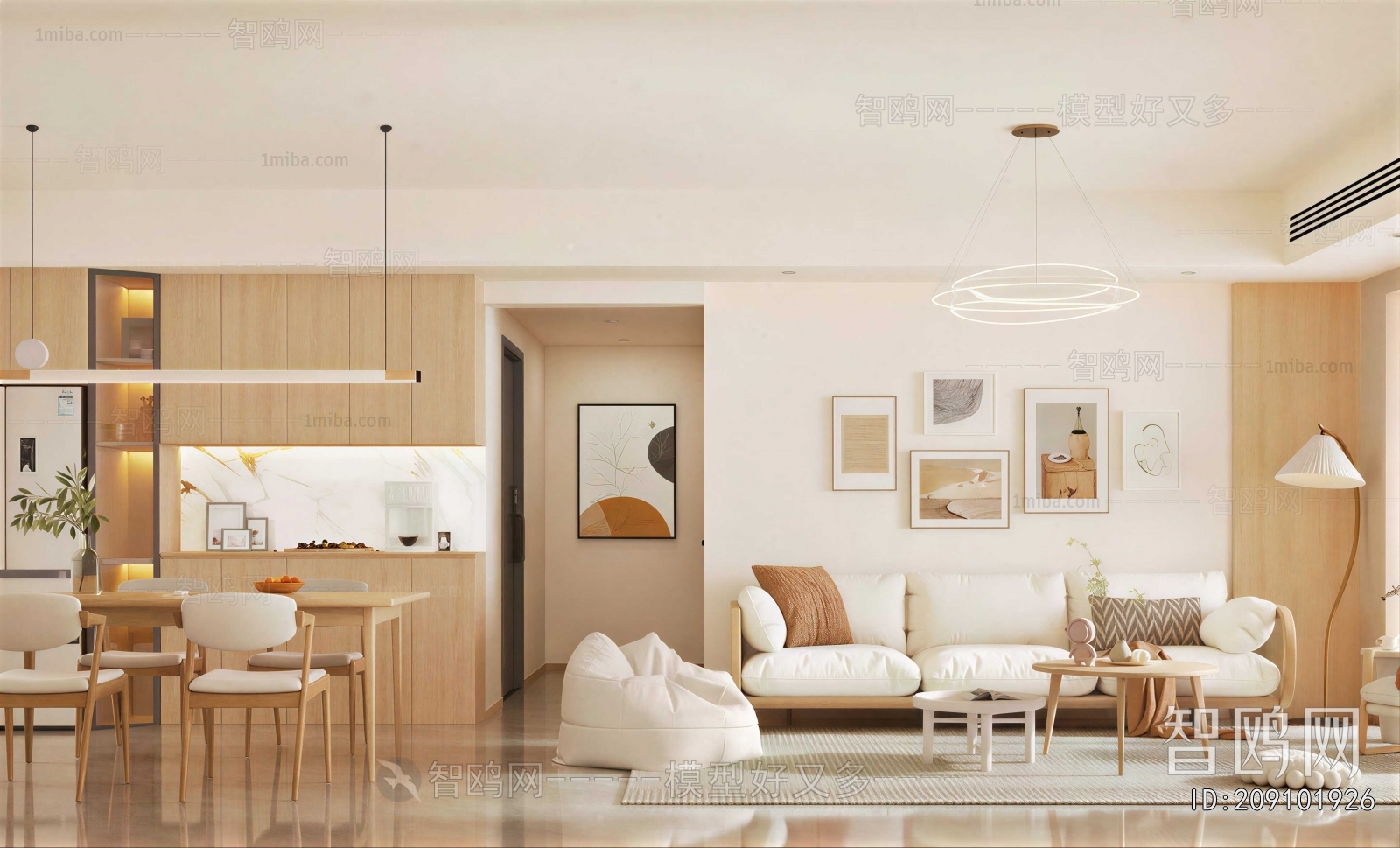 Nordic Style A Living Room