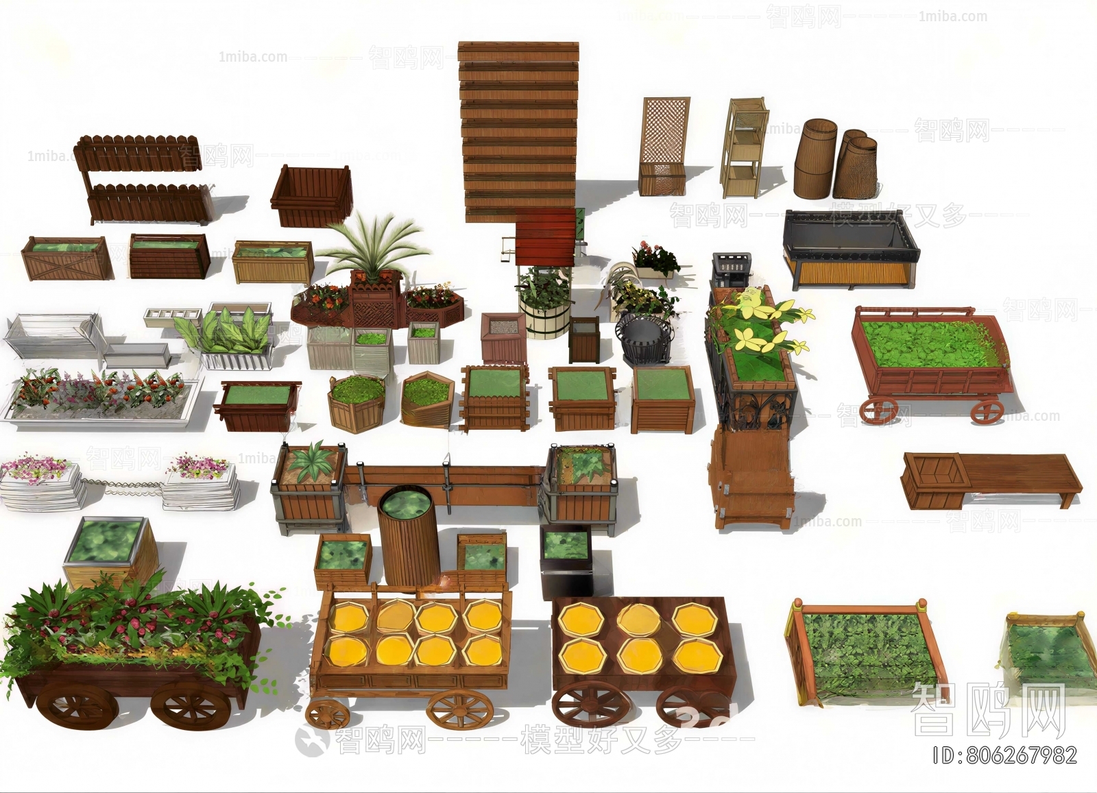 Modern Flower Bed, Flower Bowl, Flower Box