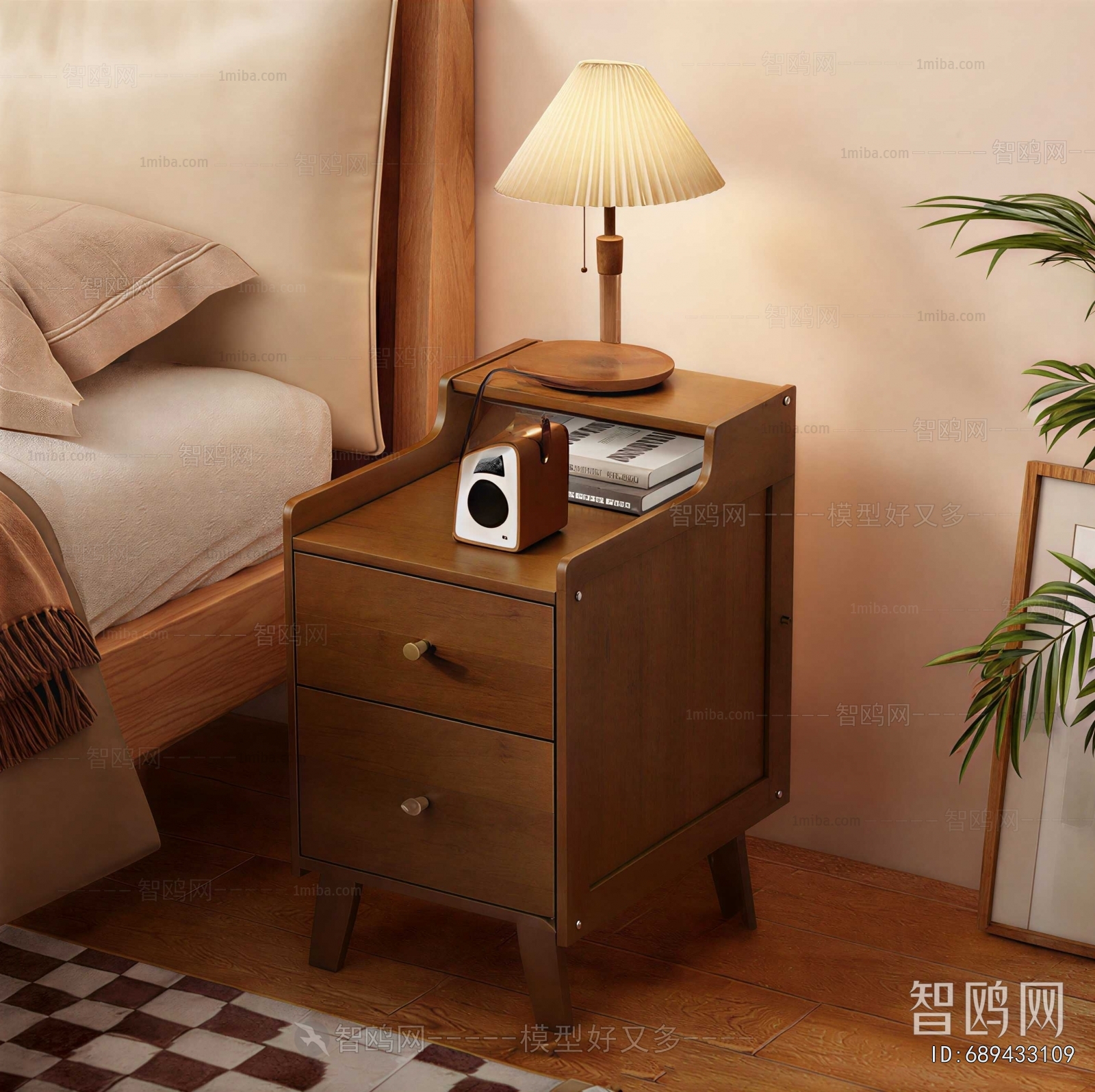 Modern Bedside Cupboard
