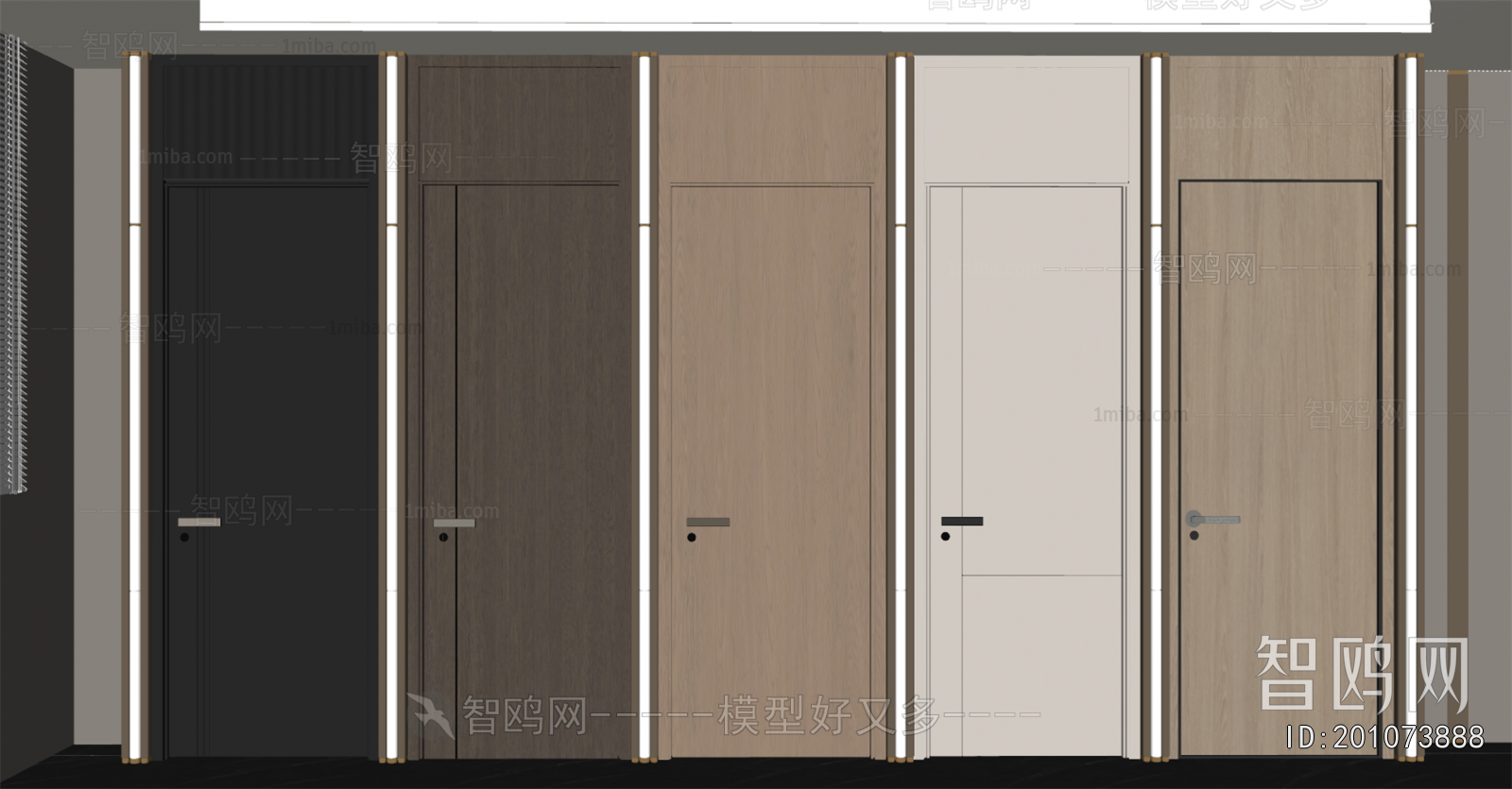 Modern Single Door