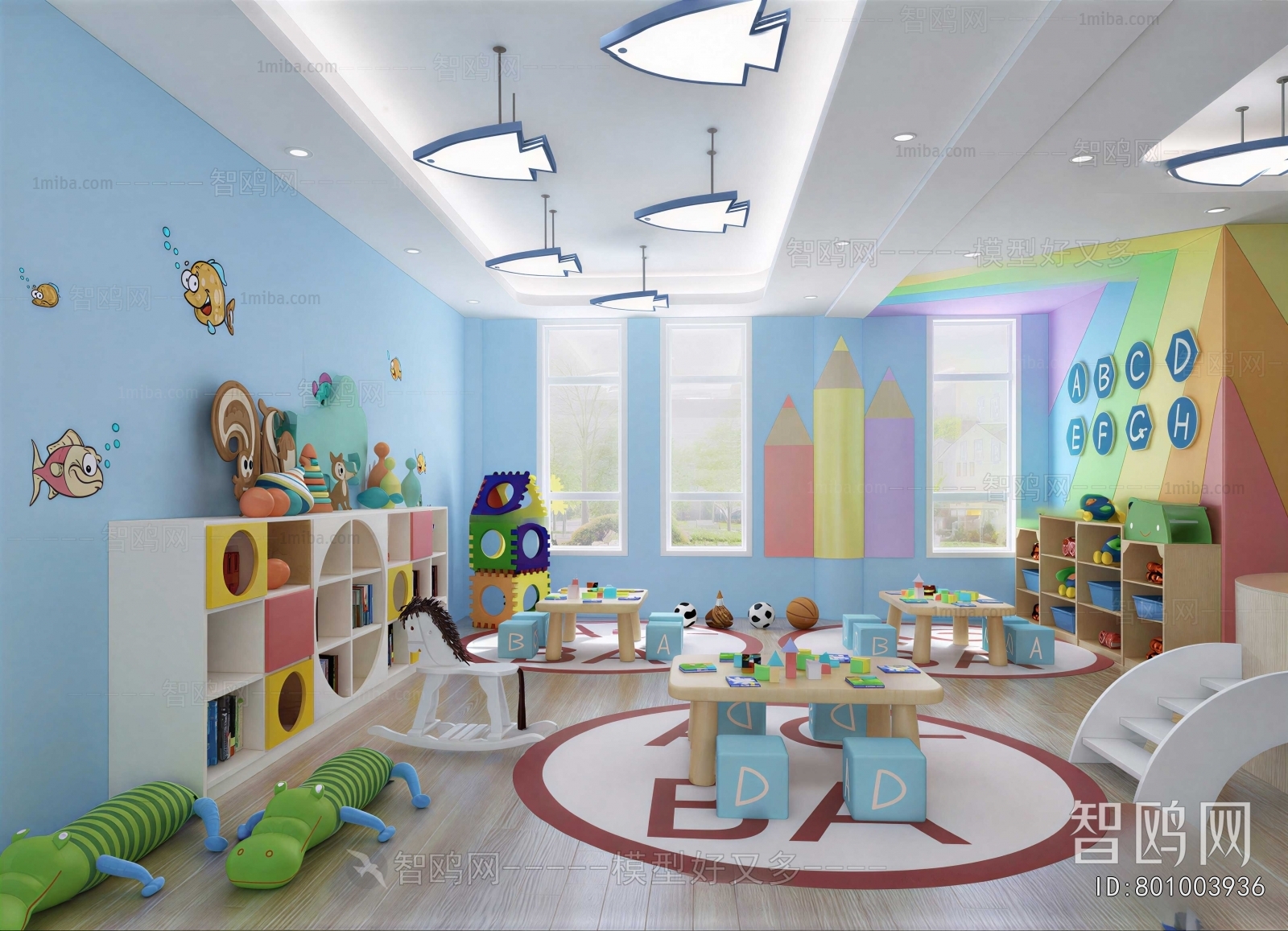 Modern Children's Playroom
