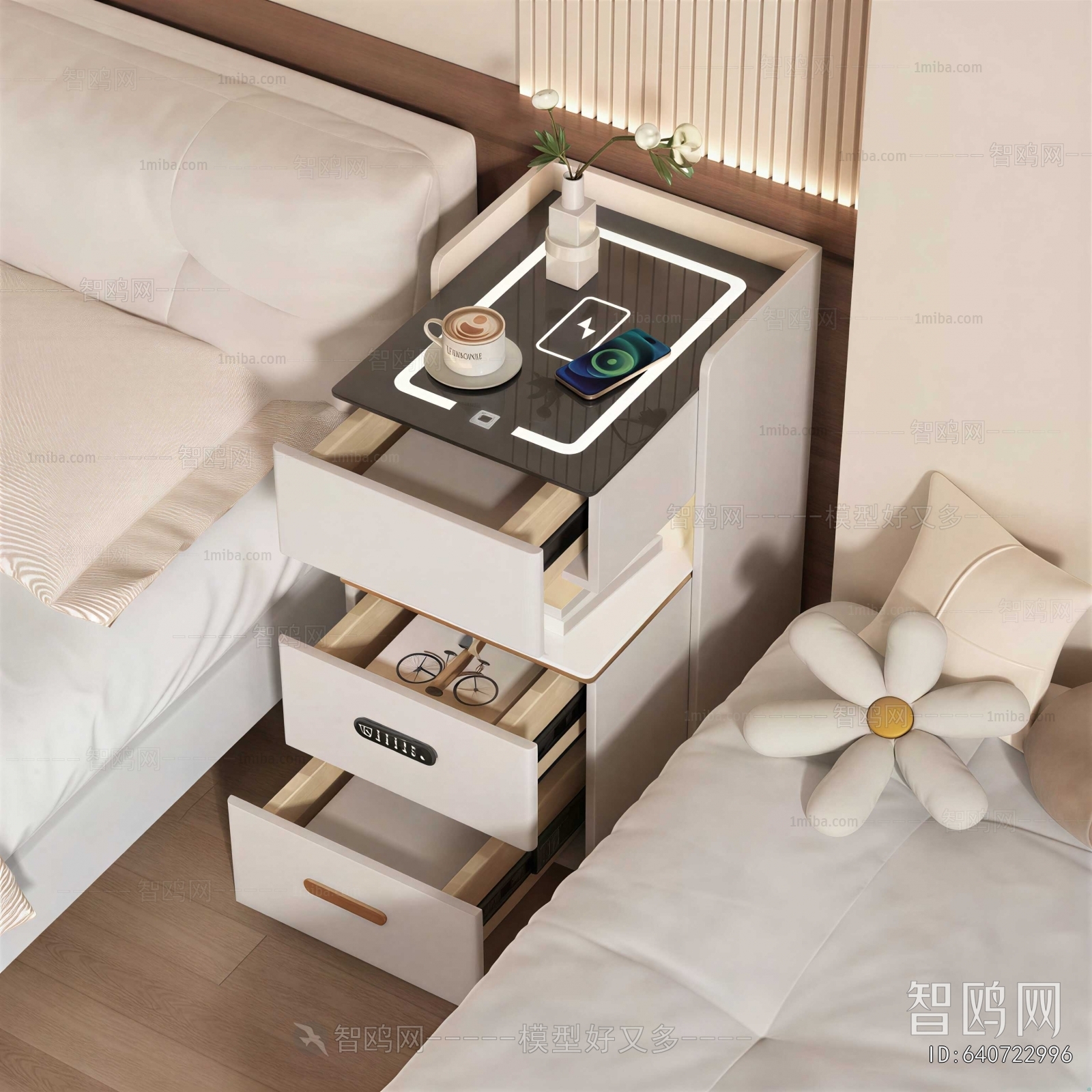 Modern Bedside Cupboard