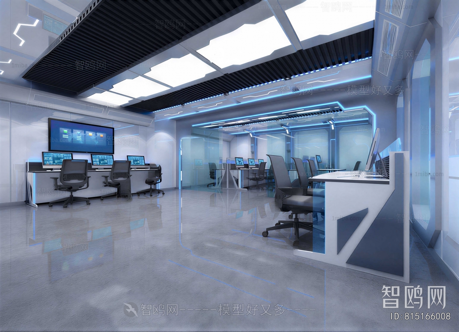 Modern Monitor Room