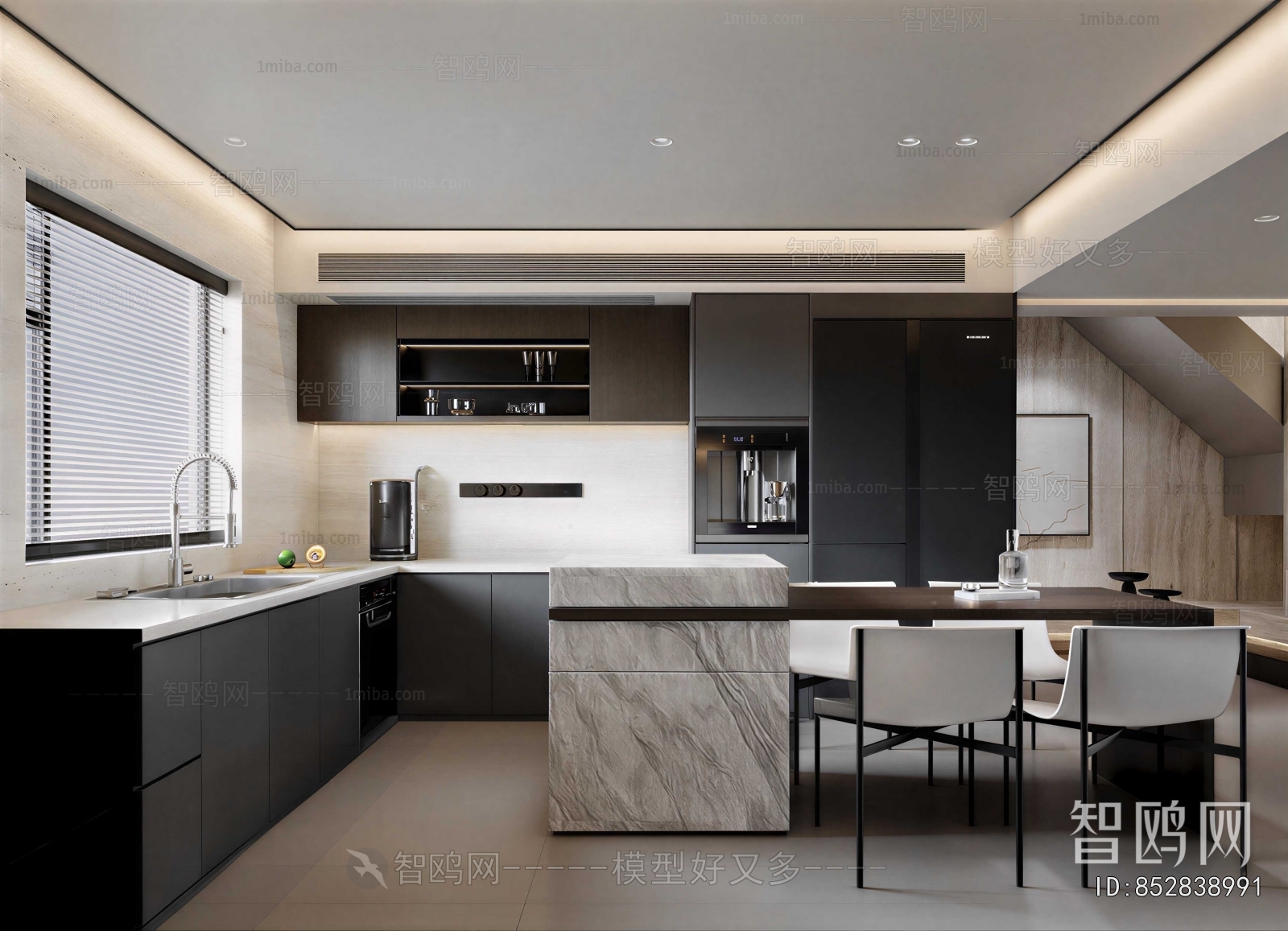 Modern Open Kitchen