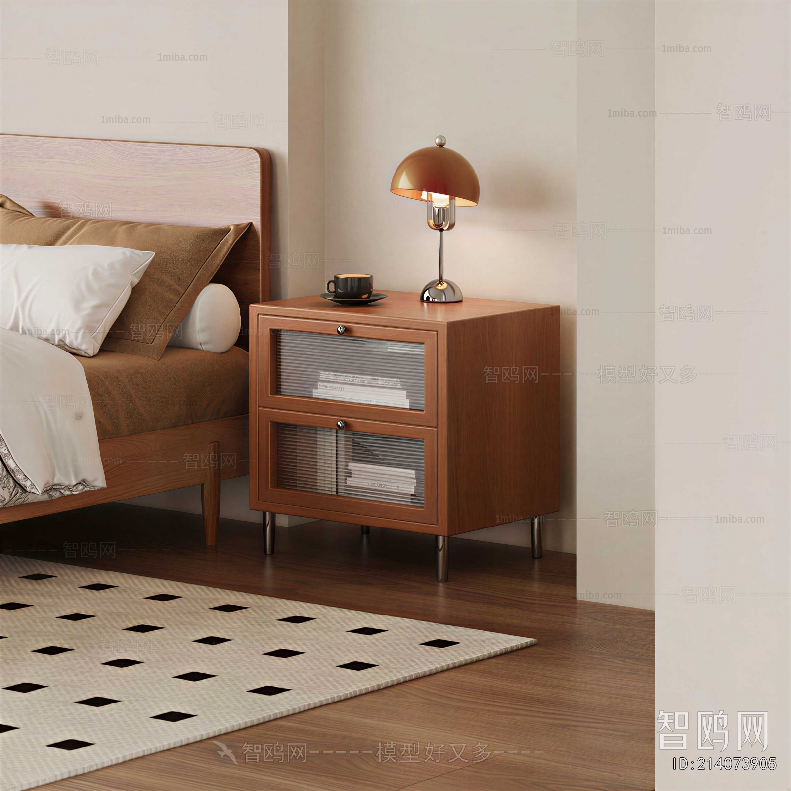 Modern Bedside Cupboard