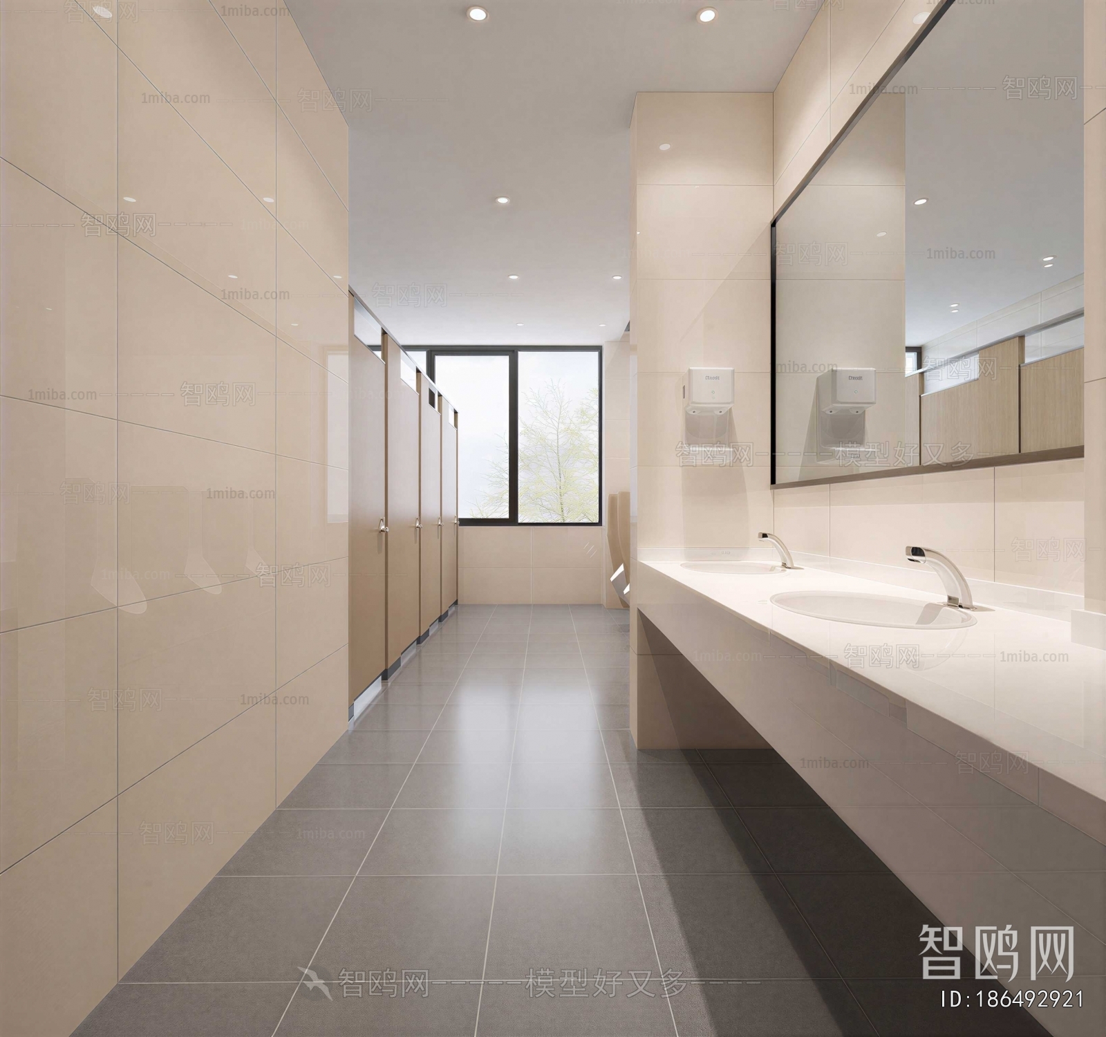 Modern Public Toilet