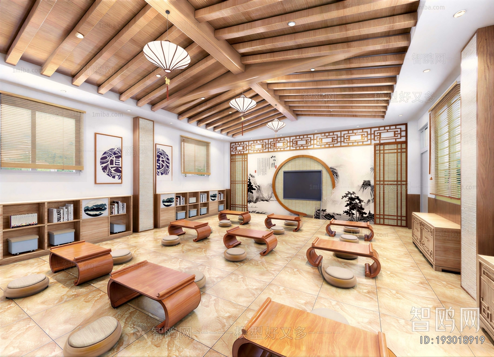 New Chinese Style School Classrooms