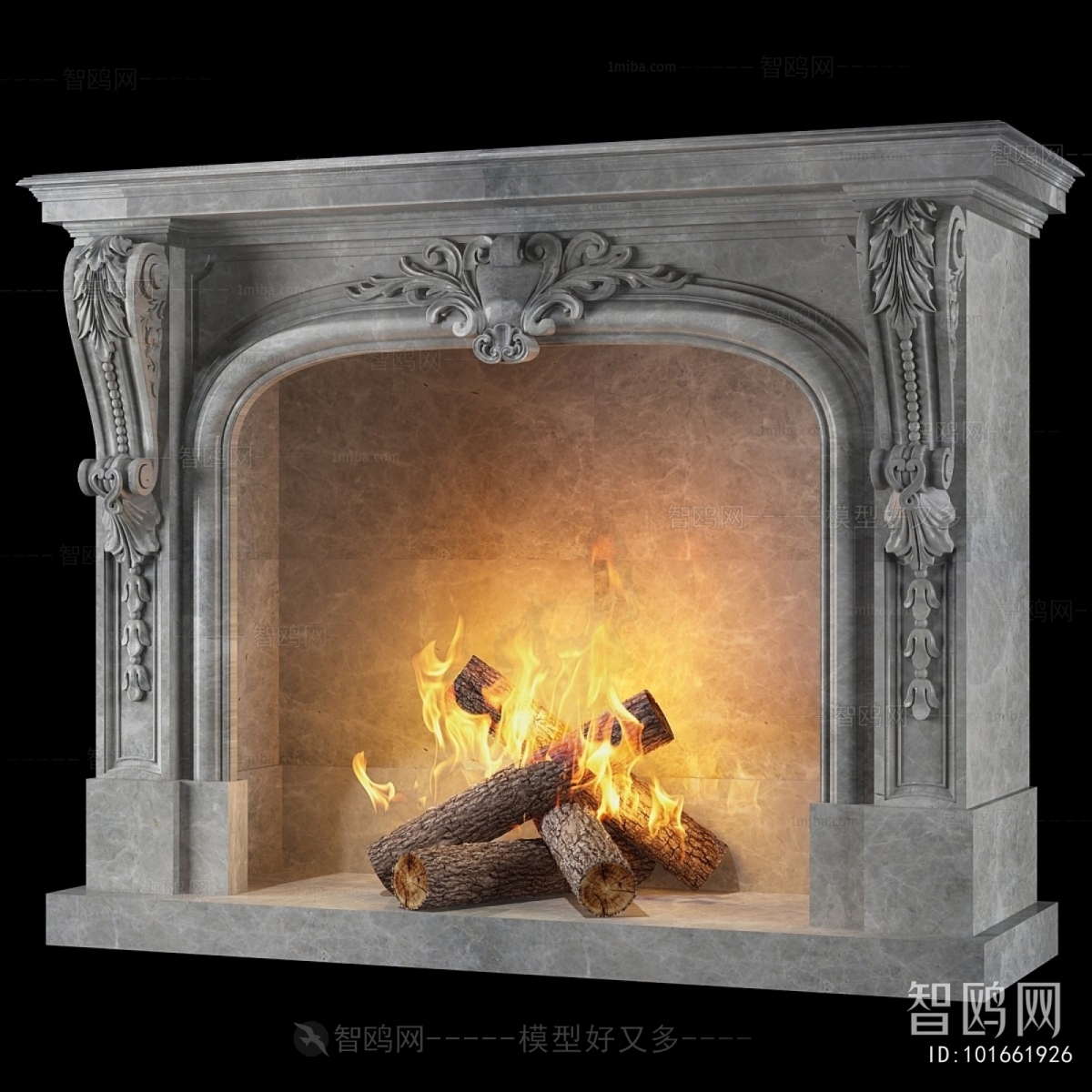 European Style Fireplace