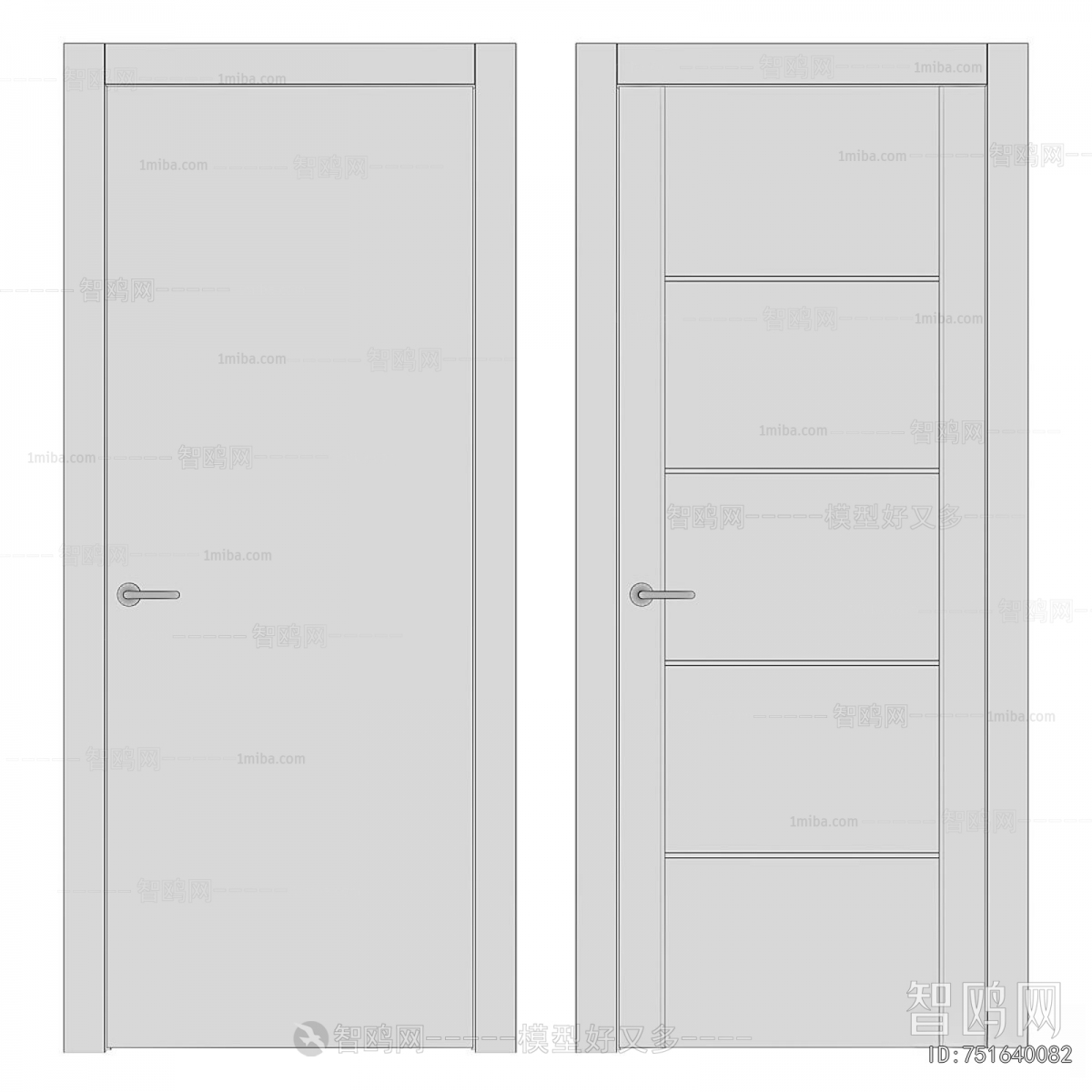 Modern Single Door