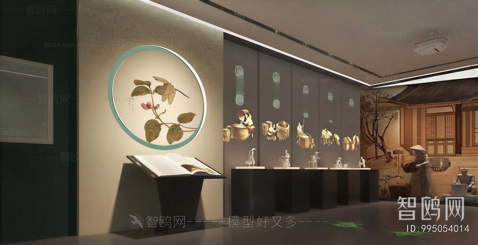 New Chinese Style Exhibition Hall