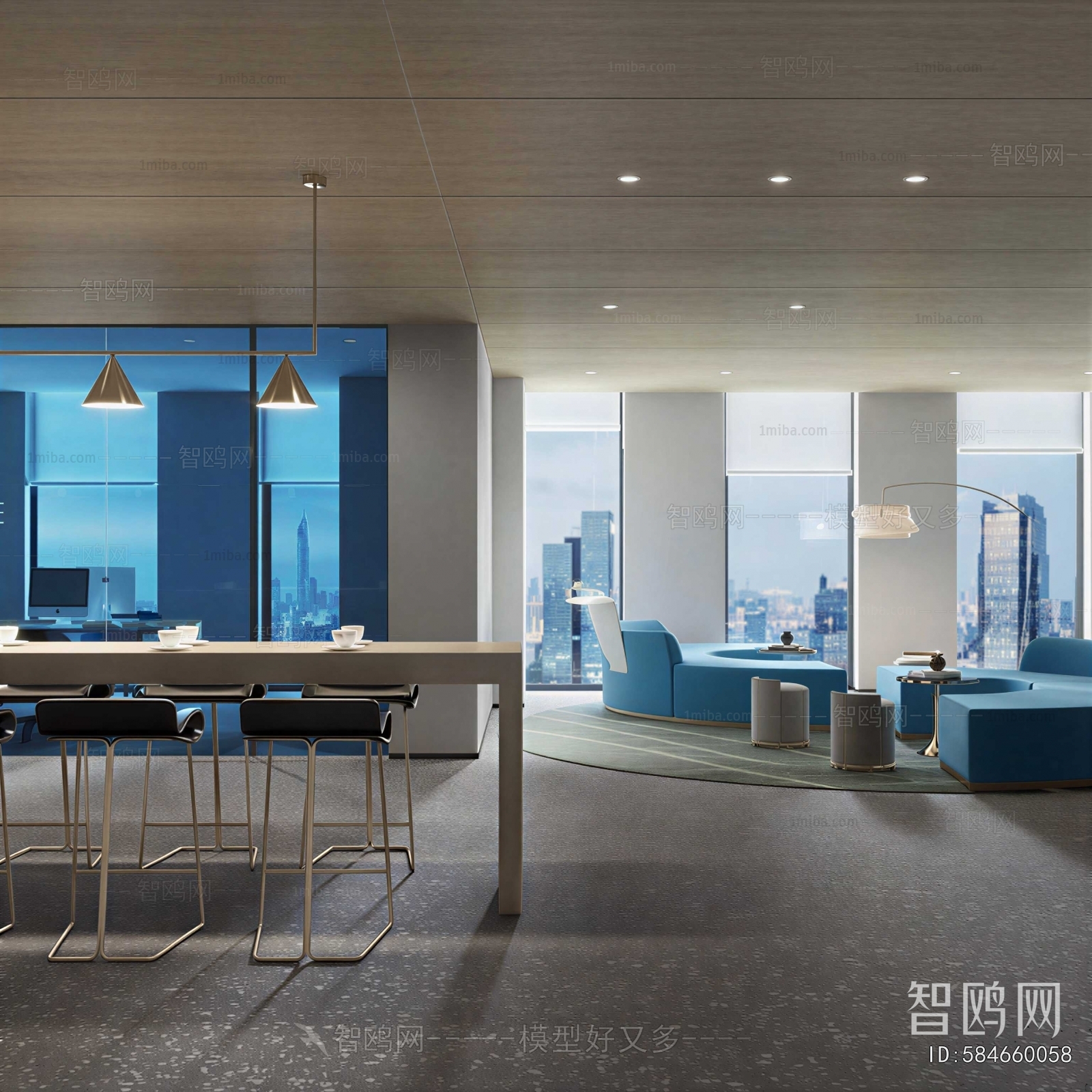 Modern Office Rest Area