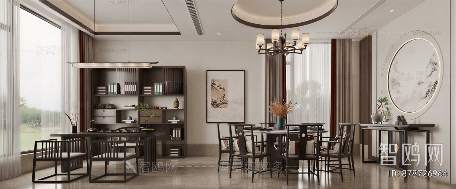 New Chinese Style Dining Room