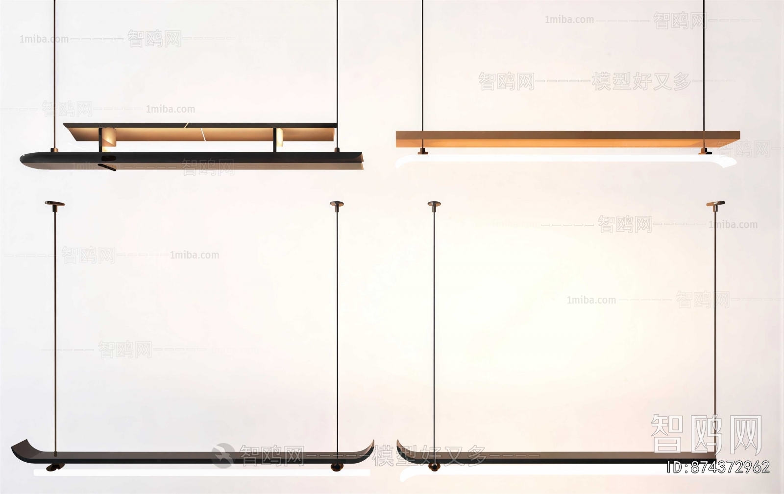 Modern Long Chandelier