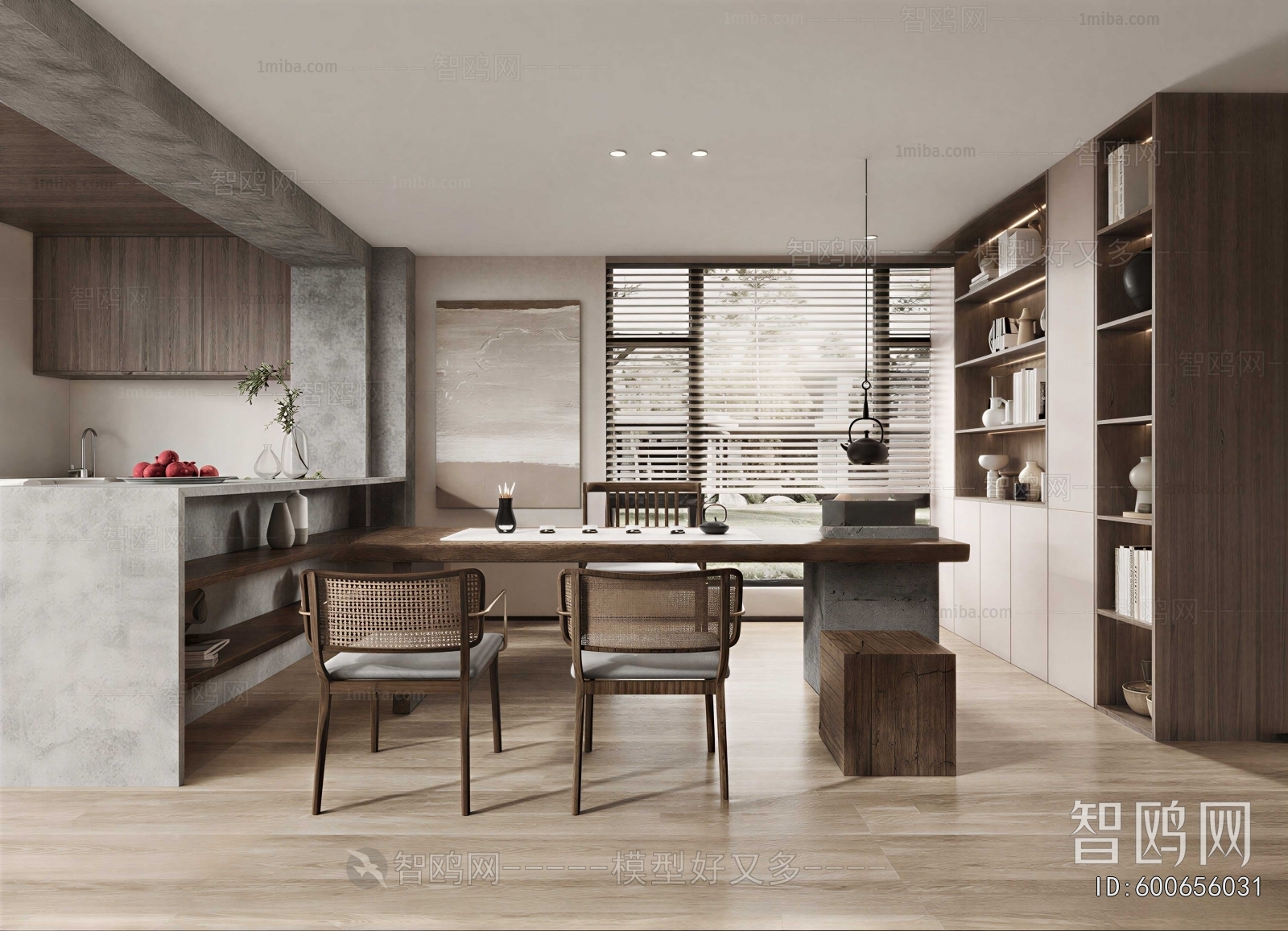 Wabi-sabi Style Tea House